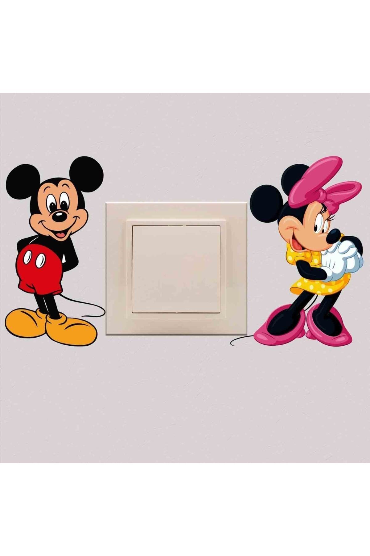 KT Decor Mickey Mause & Minnie Mouse Priz Sticker