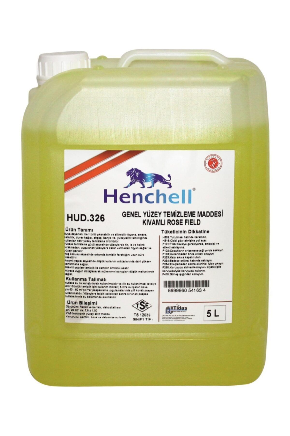 Henchell Genel Yüzey Temizleme Maddesi Ultra Rosefıeld 5kg