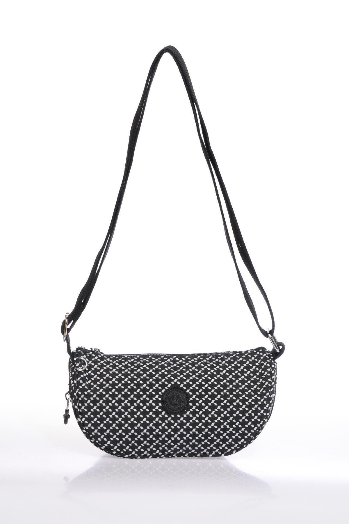 Smart Bags Smb3026-0127 Siyah/beyaz Kadın Çapraz Çanta