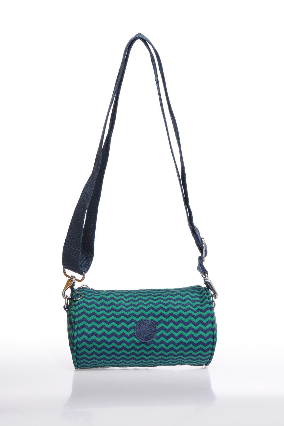 Smart Bags Smb3025-0066 Lacivert/yeşil Kadın Çapraz Çanta