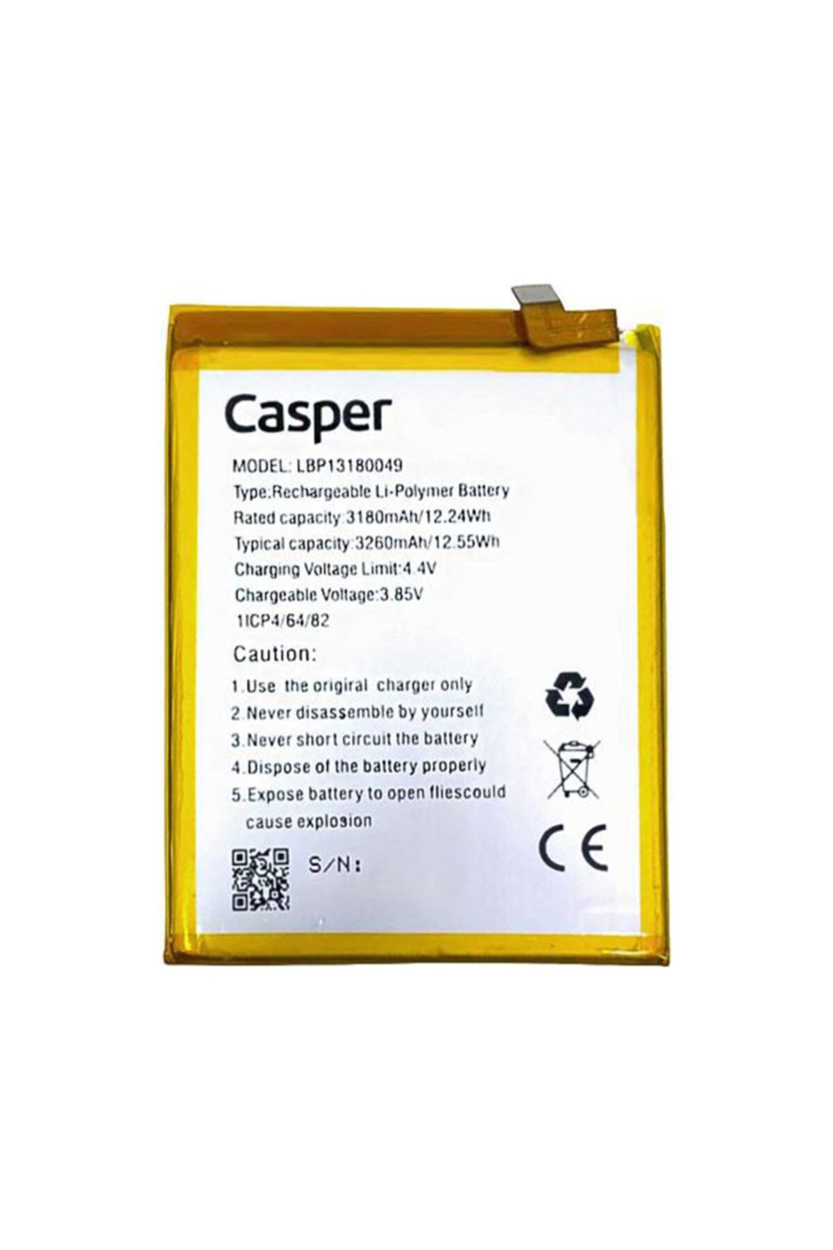 Casper Via G3 Batarya Pil Lbp13180049