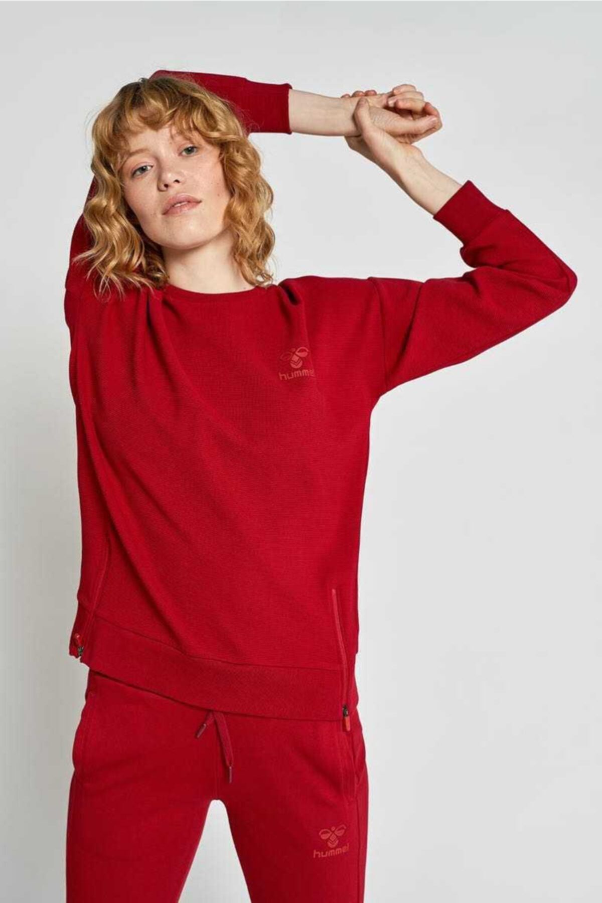 hummel Kadın Agame Kırmızı Sweatshirt 921049-9966