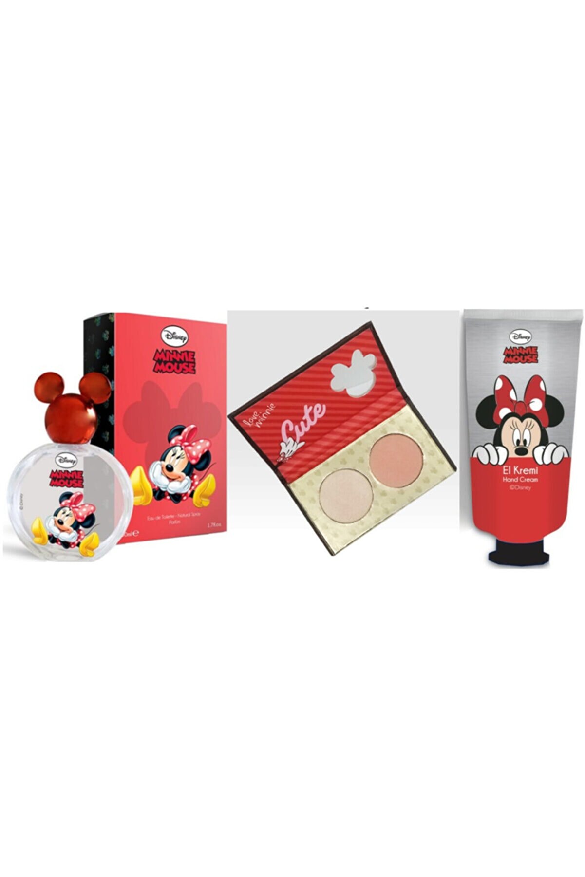 DİSNEY Mınnıe Mouse Parfüm 50 ml  Hıghlıghter El Kremi Set