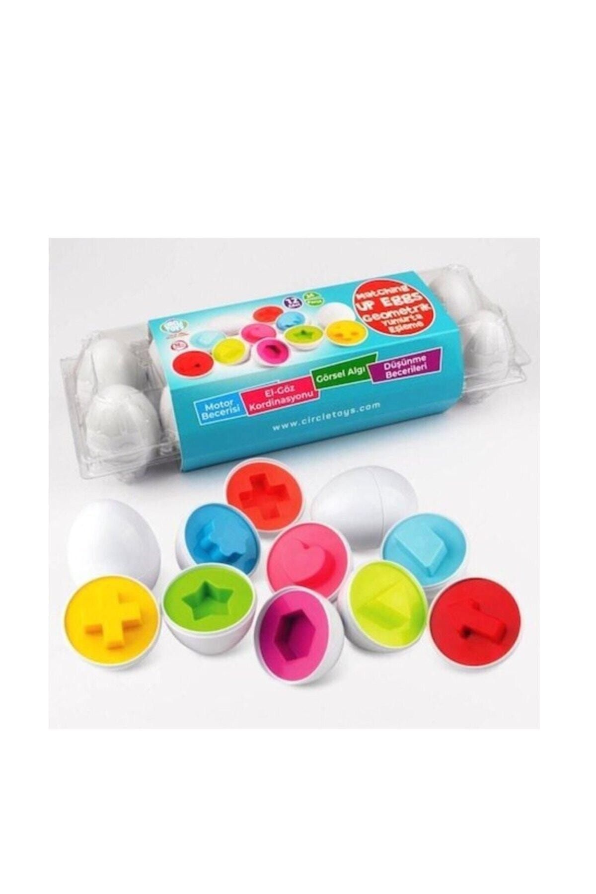 Circle Toys 12'li Şekilli Yumurtalar