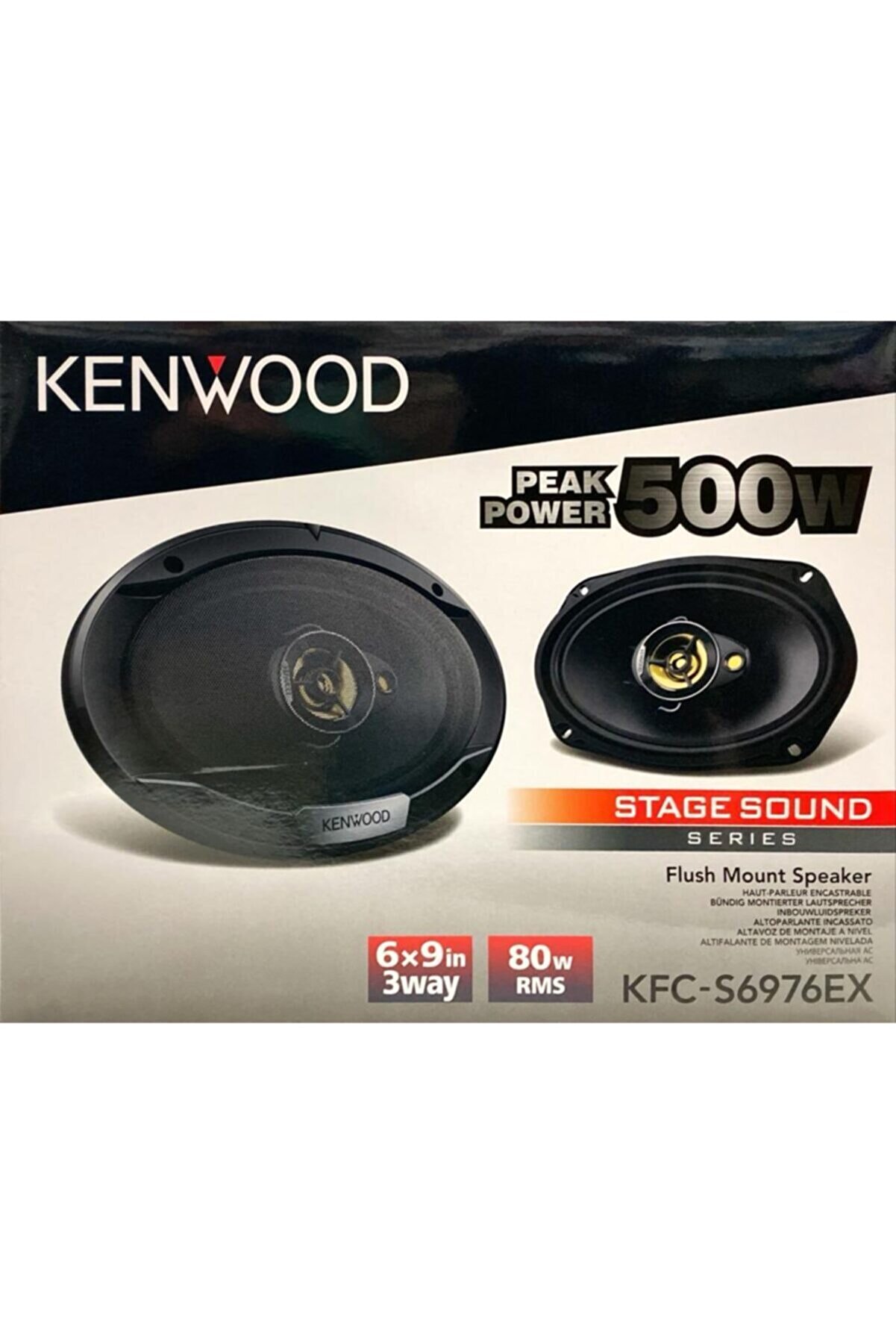 Kenwood Kfc-s6976ex 500 Watt 80 Watt Rms Amfi Uyumlu Oto Oval Hoparlör ( 2 Adet)
