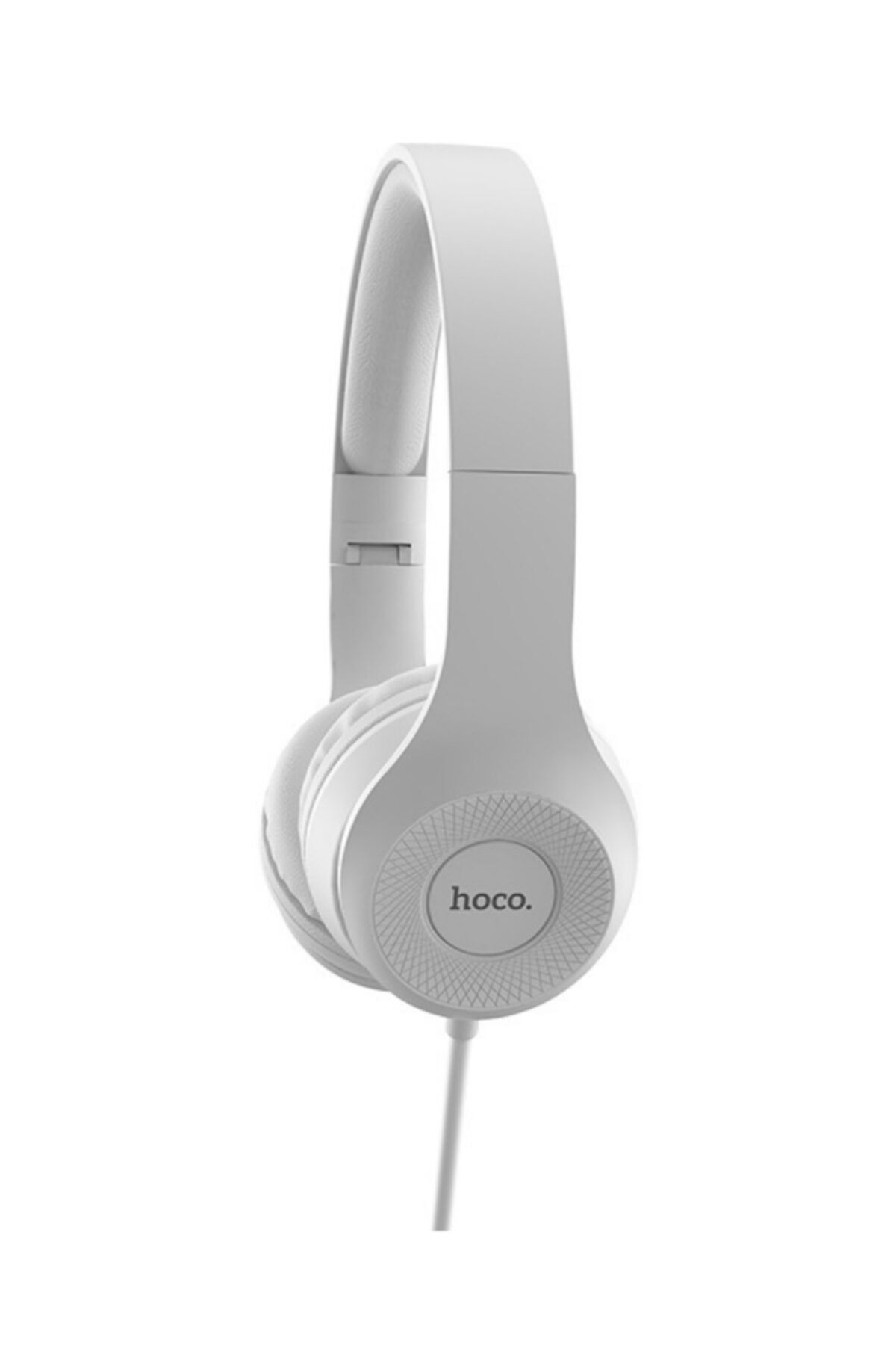 Hoco W21 Mikrofonlu 3.5 mm Gri Kablolu Kulak Üstü Kulaklık -