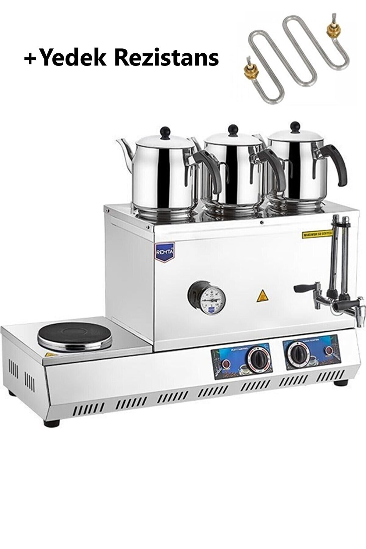 Remta K32 55 Model Üç Demlikli Elektrikli Çay Kazanı 33 Lt + Yedek ...