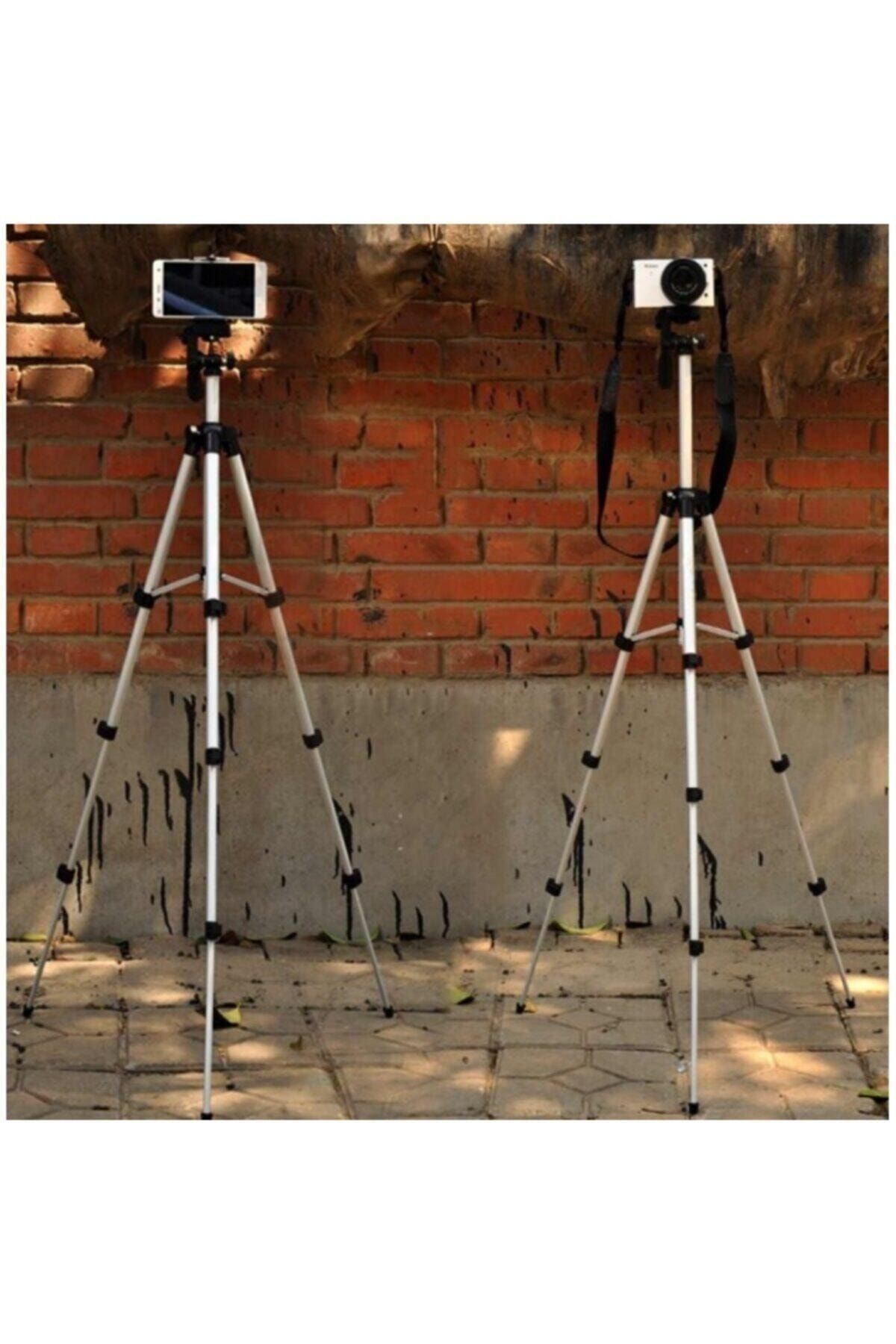 Genel Markalar Tek Ebat Telefon Kamera Tutucu Tripot Ayak 150 cm Metalik Sabitleyiciler (Tripod)