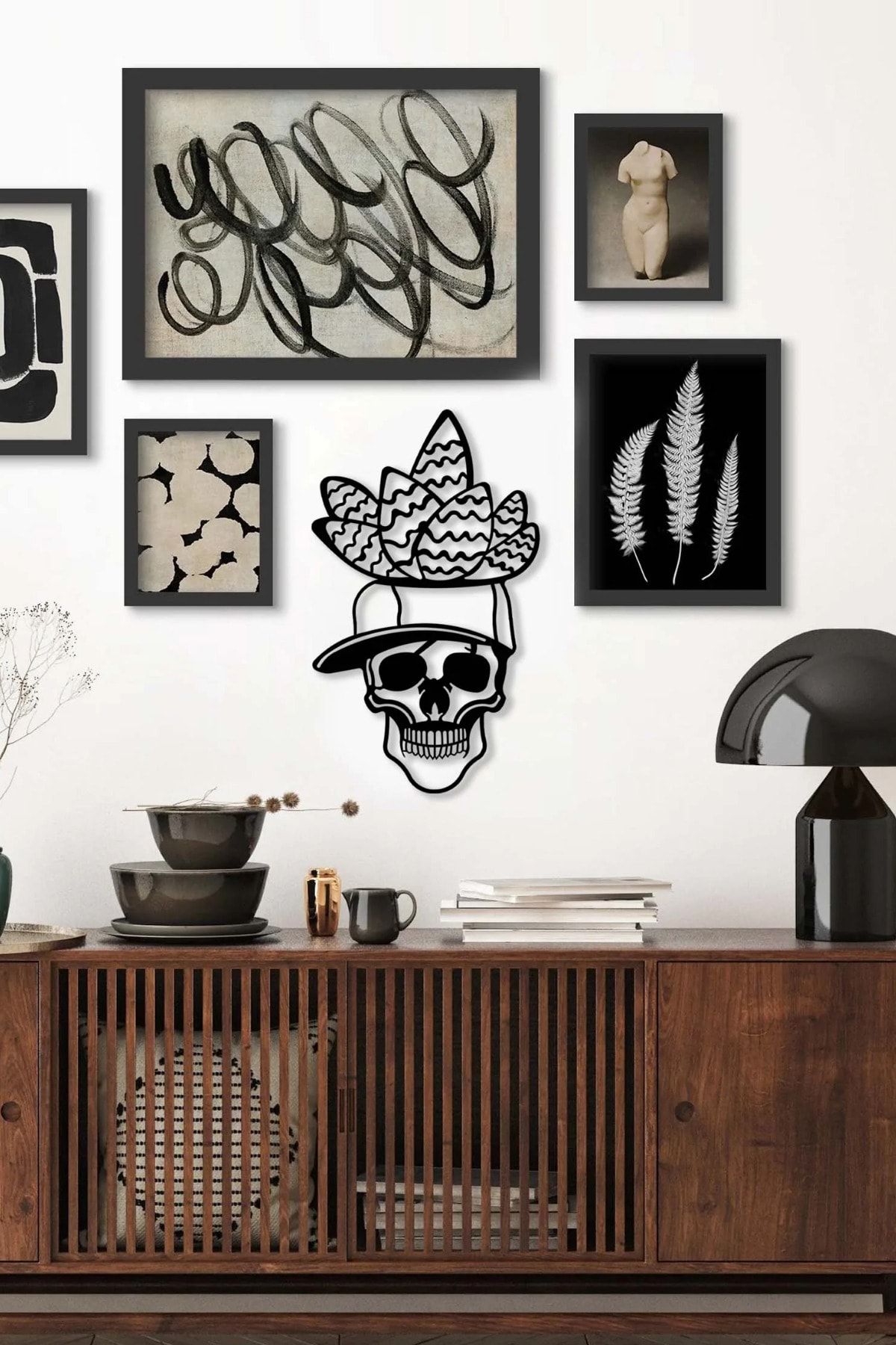 RARART Cactus Hat, Kaktüs Metal Tablo, Sukulent Dekoratif Metal Duvar Tablosu, Ev Ofis Duvar Panosu