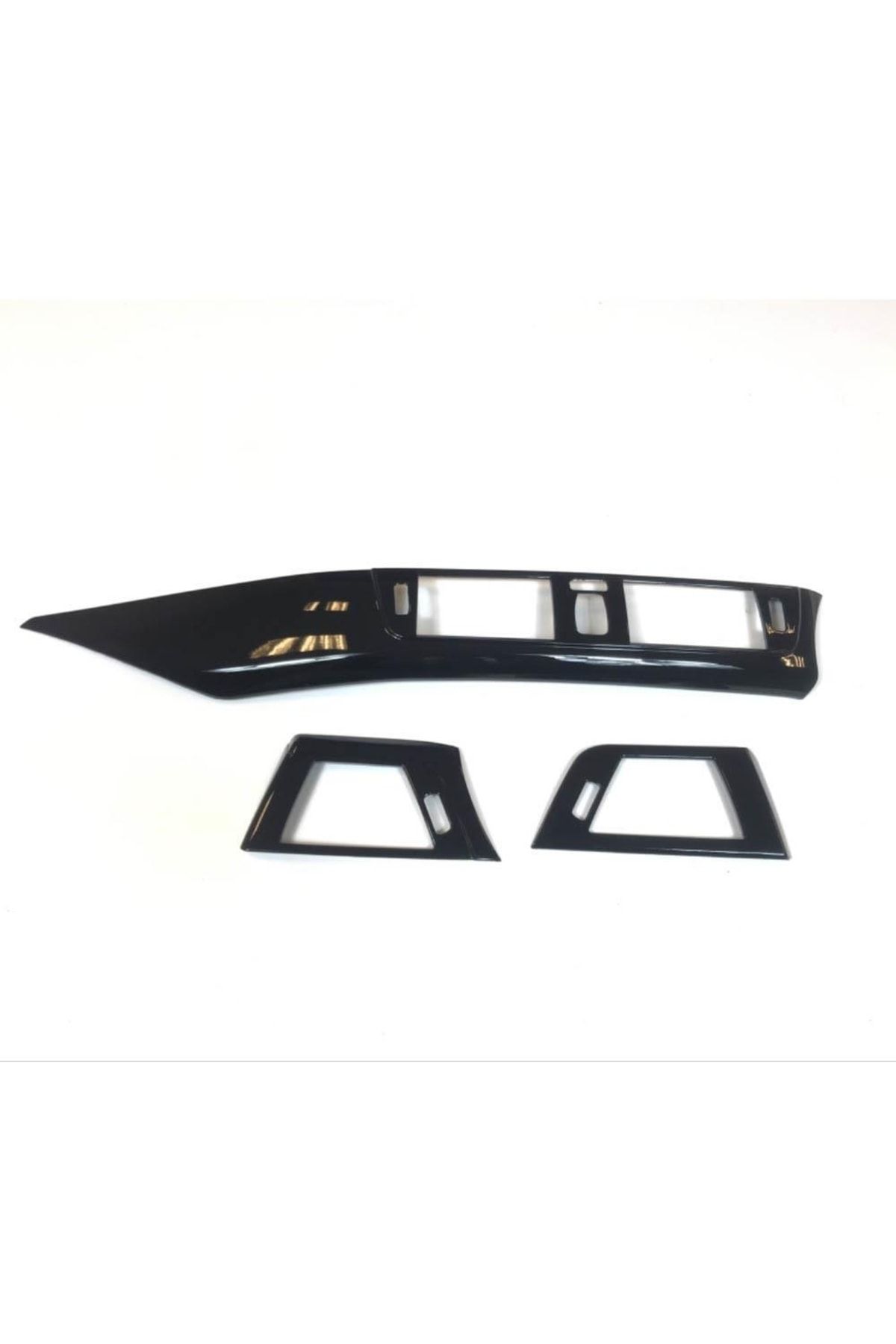 OLED GARAJ Bmw 3 Serisi F30 Için Uyumlu Göğüslük Ve Menfez Kaplama Seti Piano Black