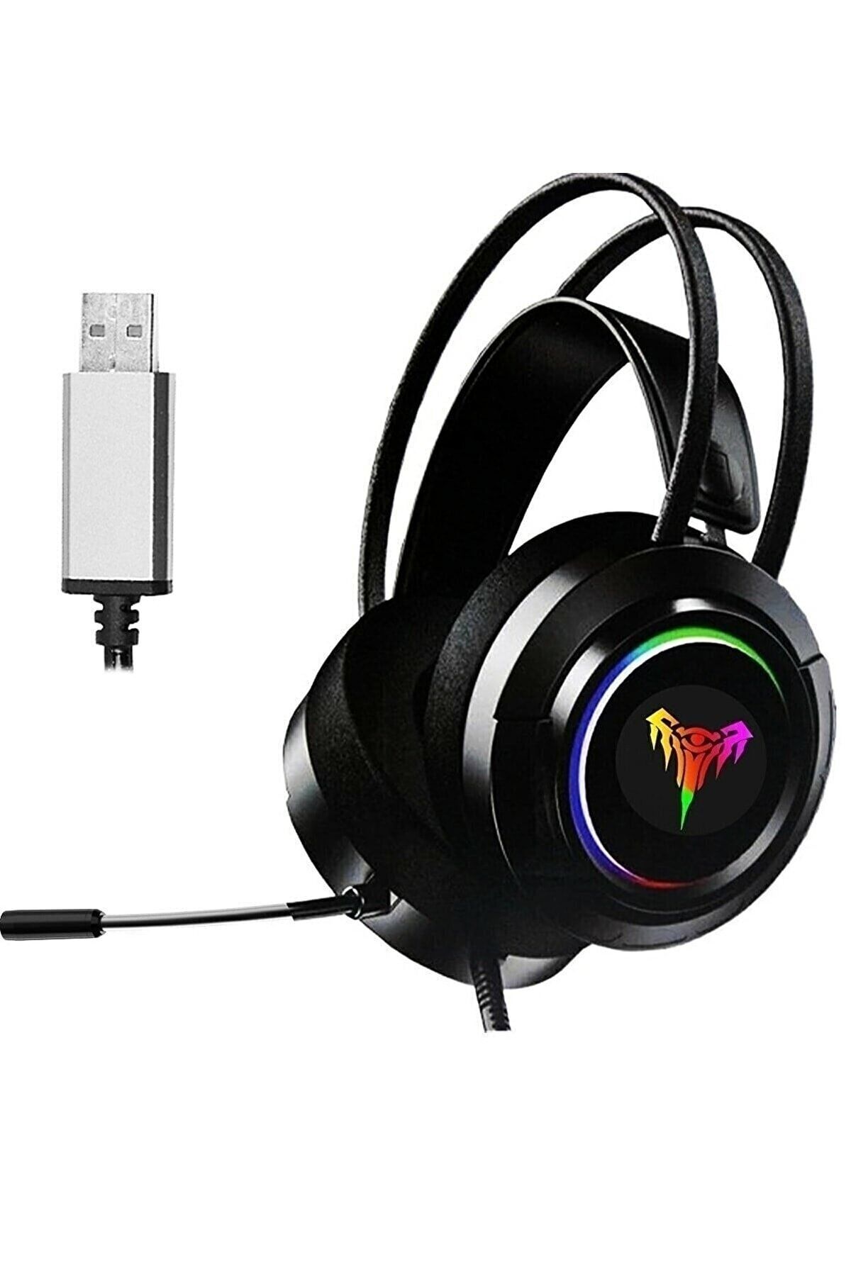 VİPONLİNE Profesyonel Headset Pro 7.1 Usb Rgb Gaming Oyuncu Kulaklığı