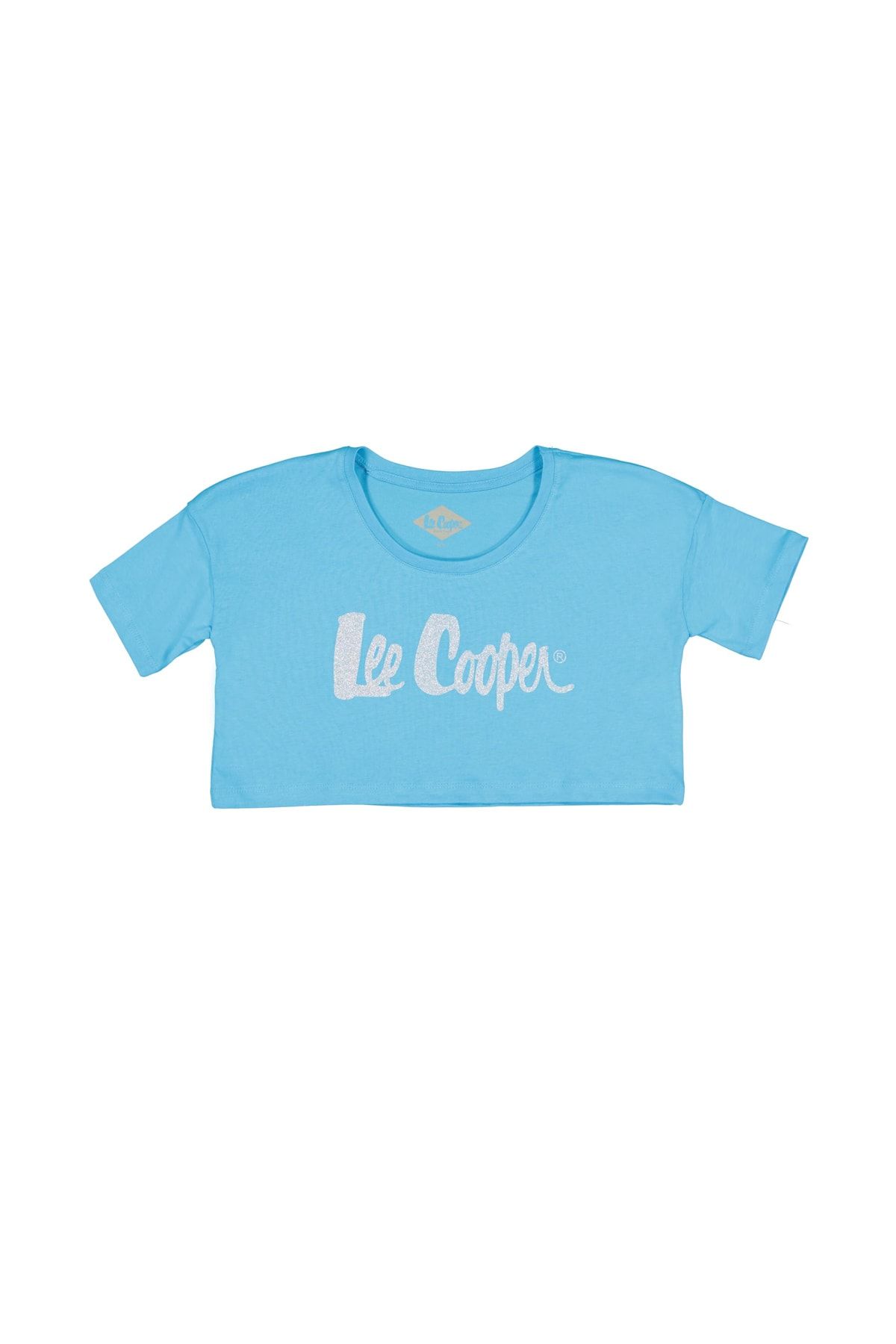 Lee Cooper Tally Kız Çocuk Bisiklet Yaka T-shirt Turkuaz