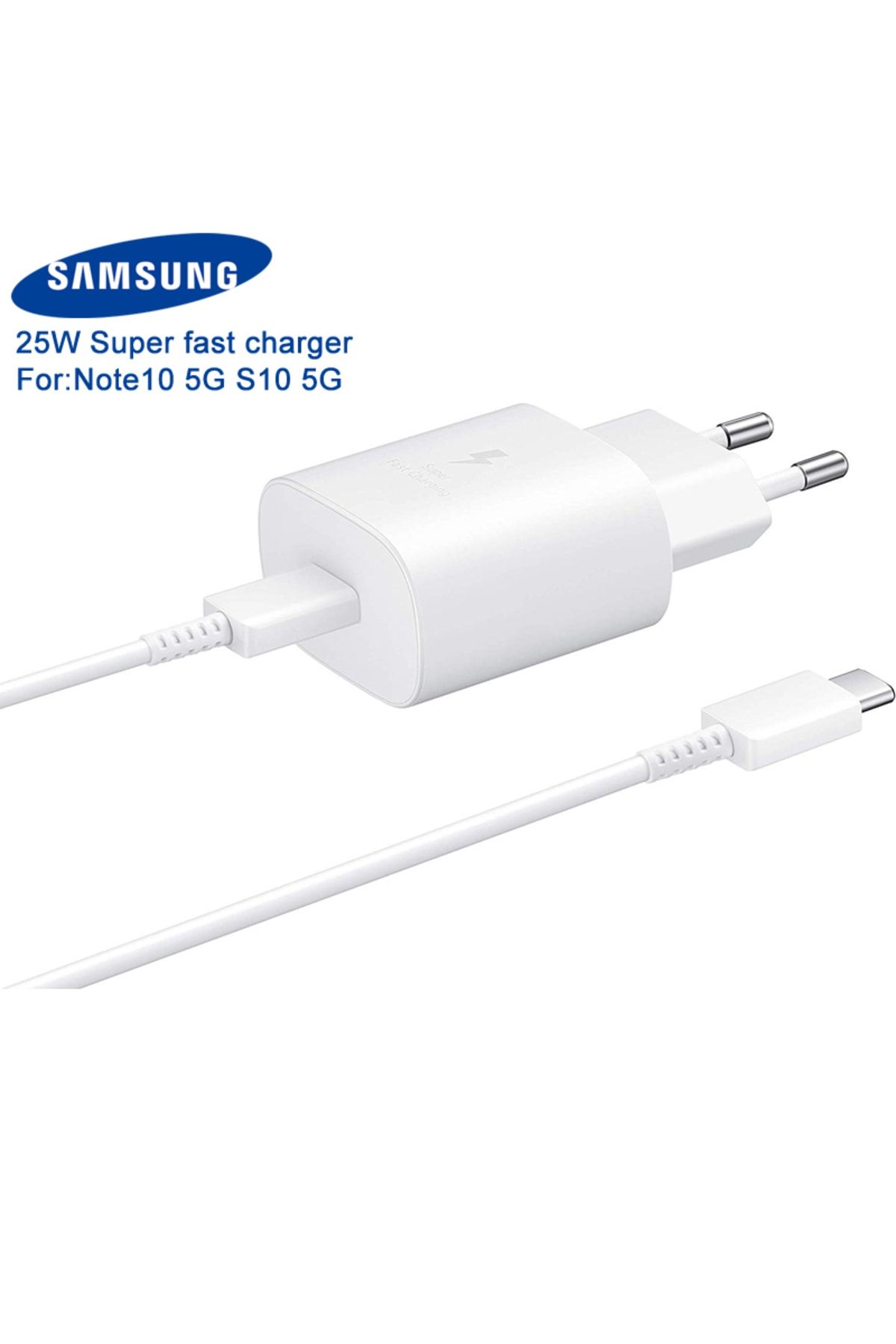 Samsung S22+ Ultra S21 Ultra Usb-c 25w Orjinal Hızlı Şarj Aleti Ep-ta800xbegww Beyaz