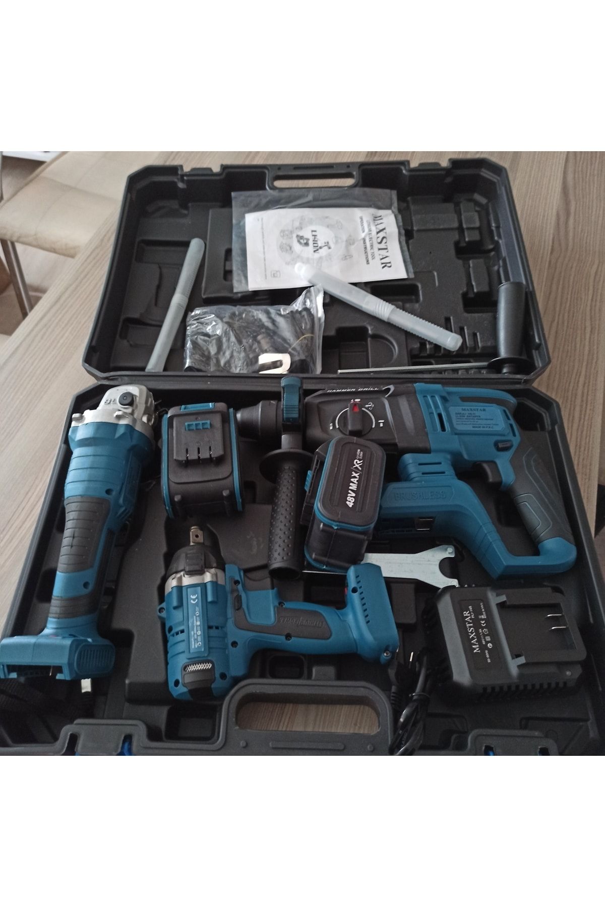 DEVREK GÜNEŞİ Şarjlı Üçlü Set Şarjlı Ispiral Şarjlı Hilti Şarjlı Tork