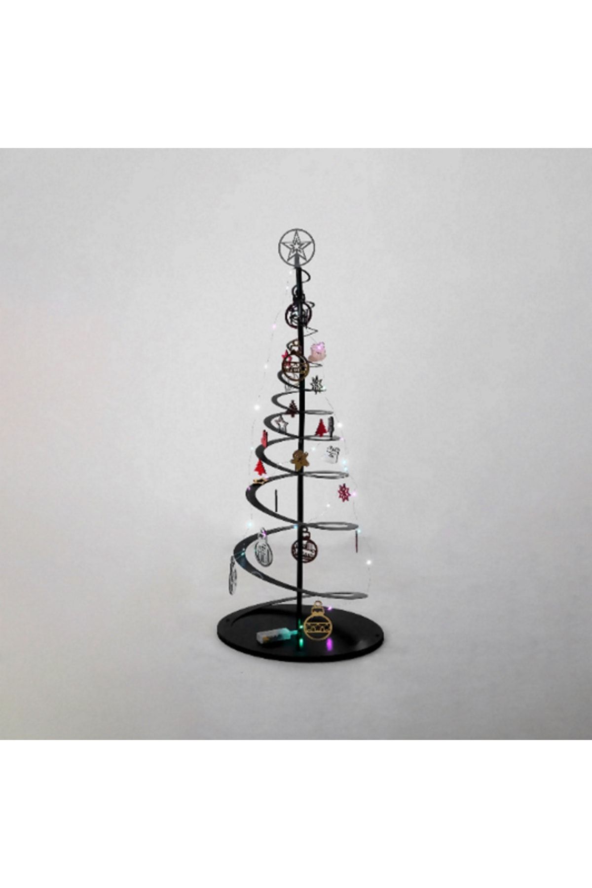 Colorfull Worlds Metal Yılbaşı Ağacı Set - Noel Ağacı - Christmas Tree - Dekoratif Obje