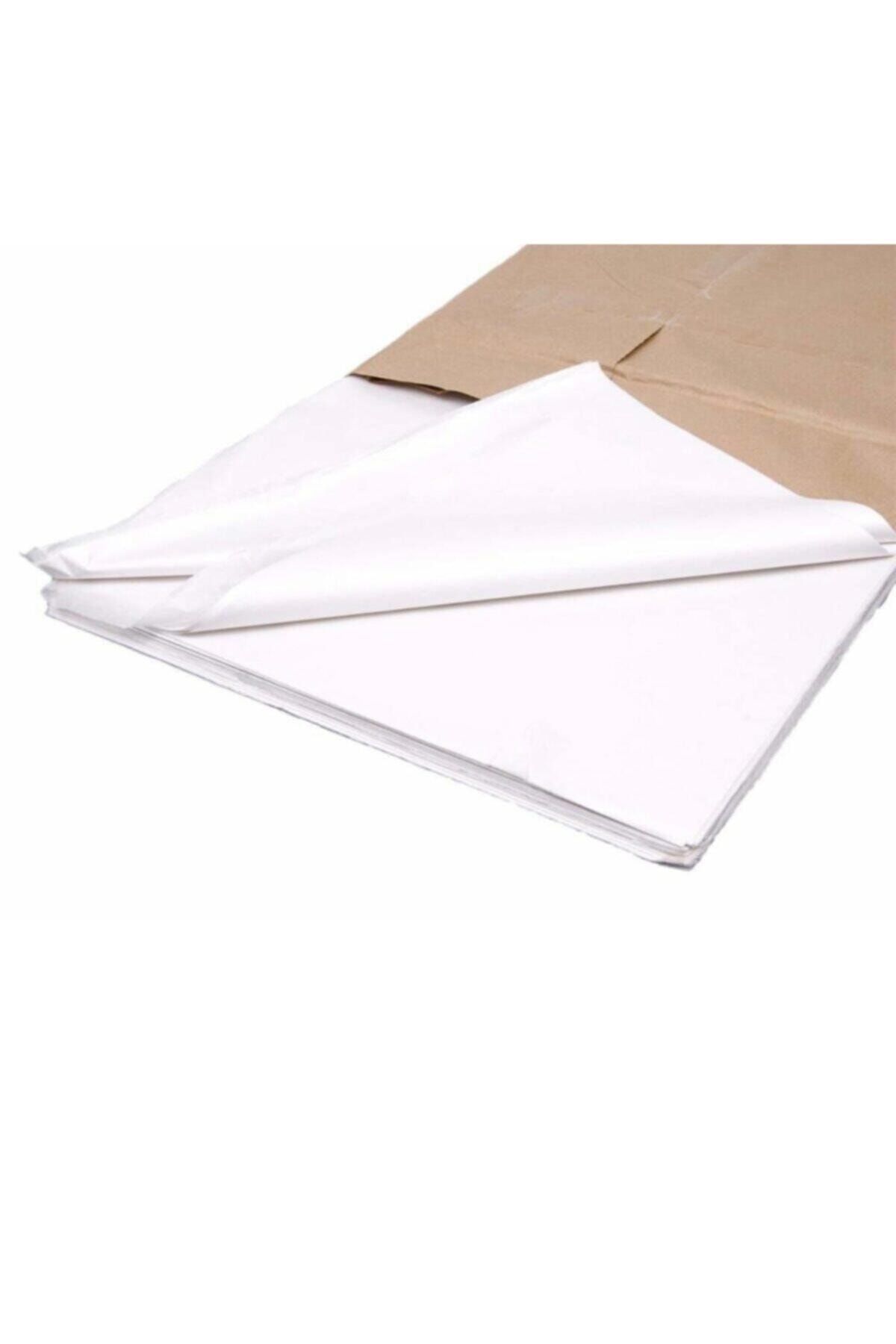Ambalaj Atölyesi Beyaz Pelur Kağıt Hediye Paketleme Ambalaj Kağıdı 100x70 Cm Boy 100 Adet