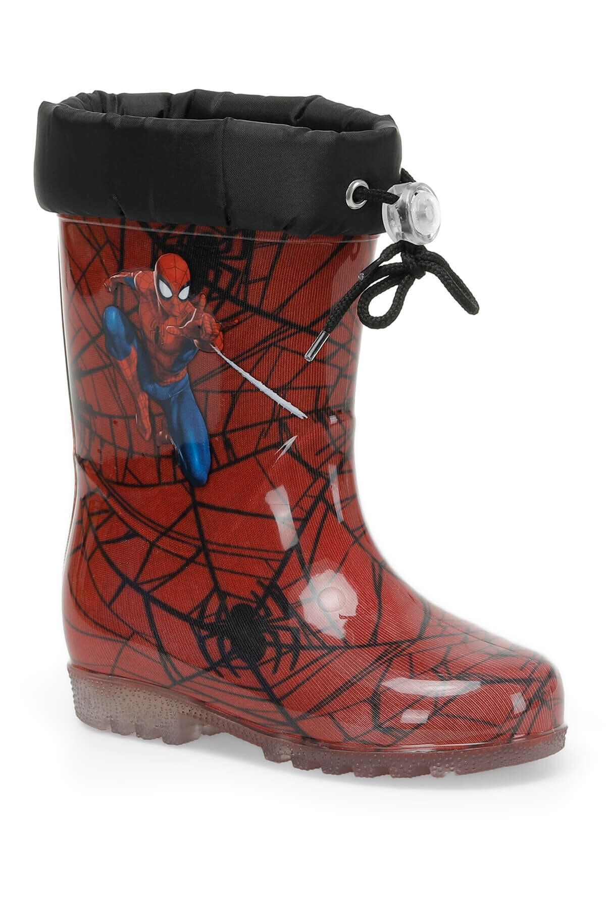 Spiderman Seth.p2pr Kırmızı Erkek Çocuk Yağmur Çizmesi