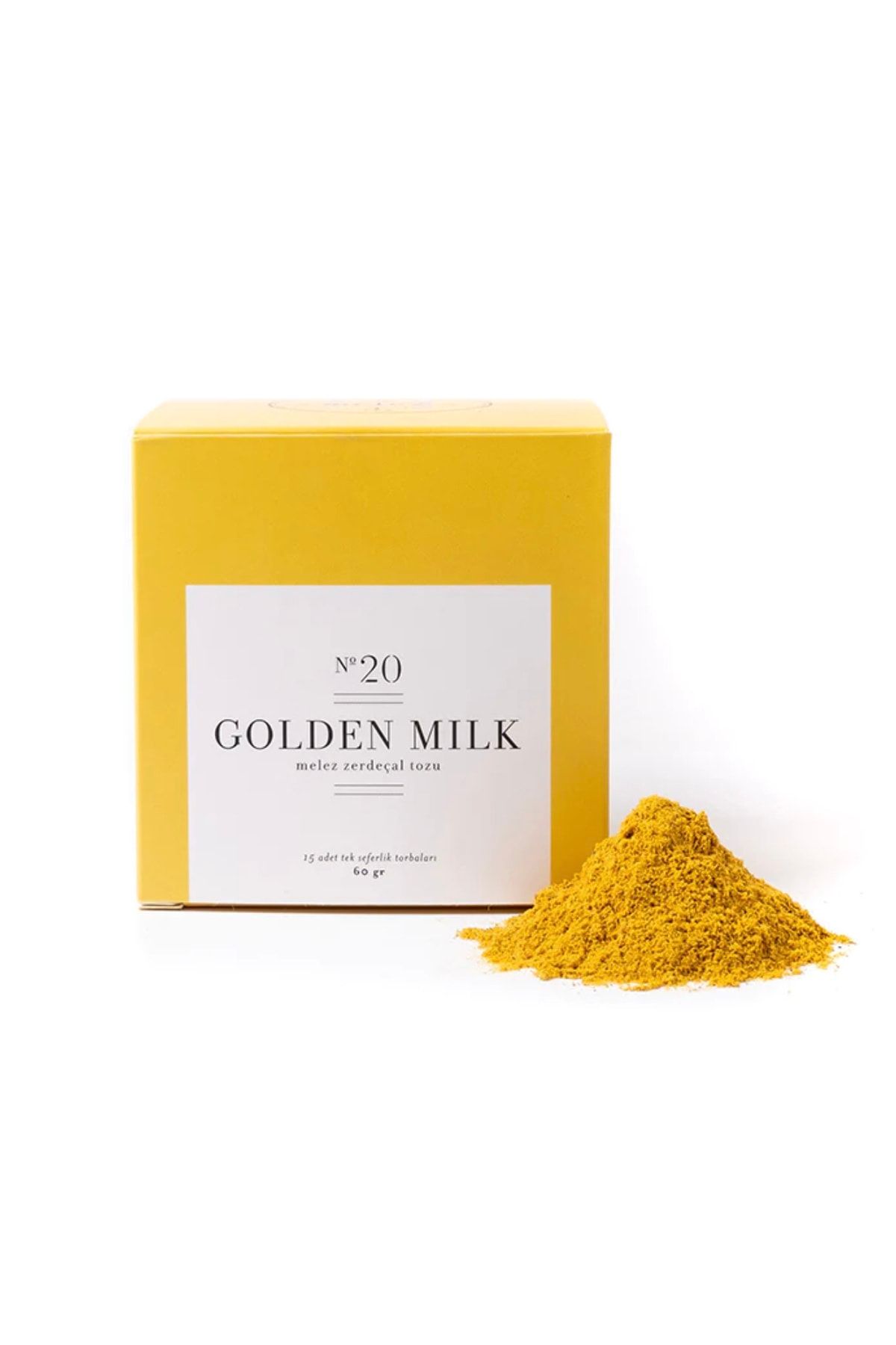 Melez Tea Golden Milk 15'li Paket - Zerdeçallı Baharat Harmanı