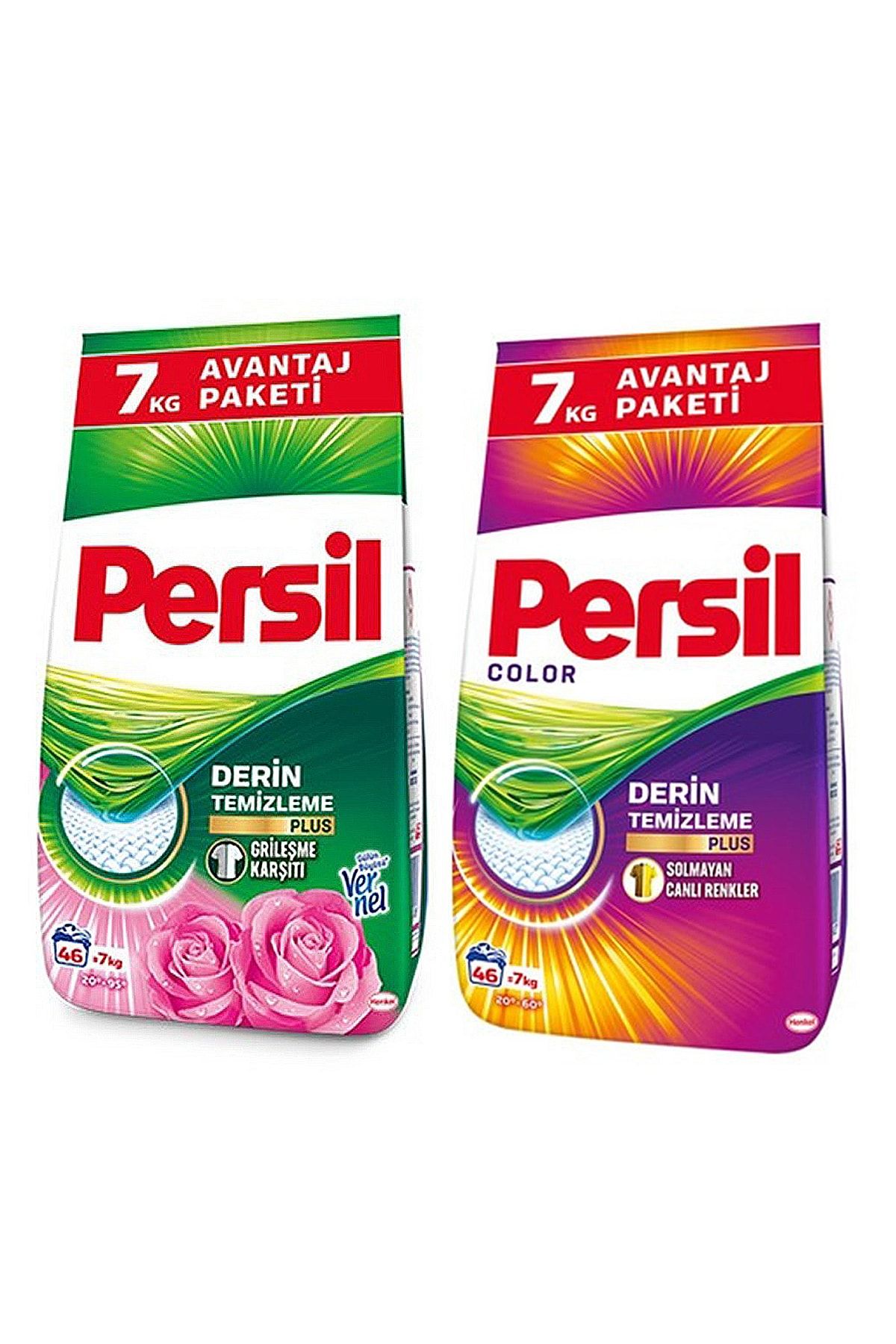 Persil Color 7 Kg + Gülün Büyüsü 7 Kg Beyazlar Ve Renkliler Için Toz Çamaşır Deterjanı