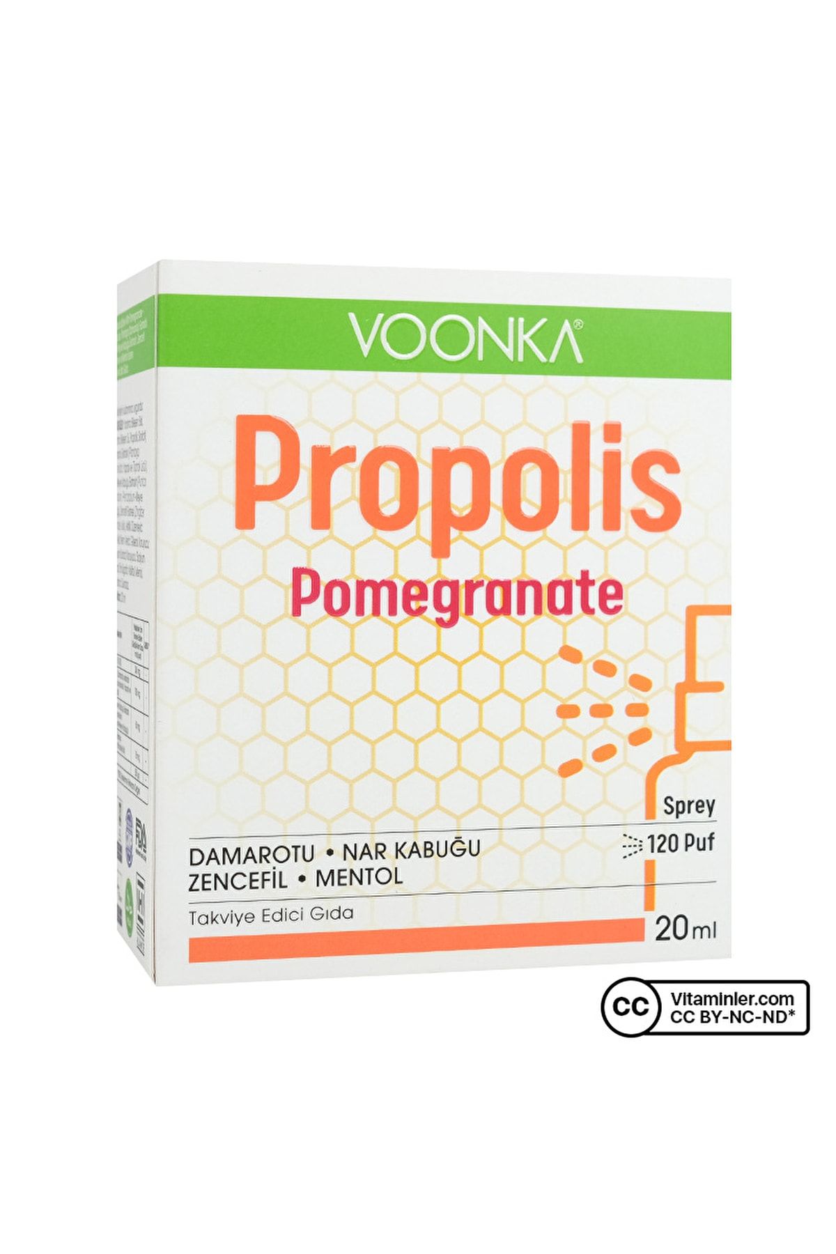 Voonka Propolis Pomegranate 20 ml Sprey