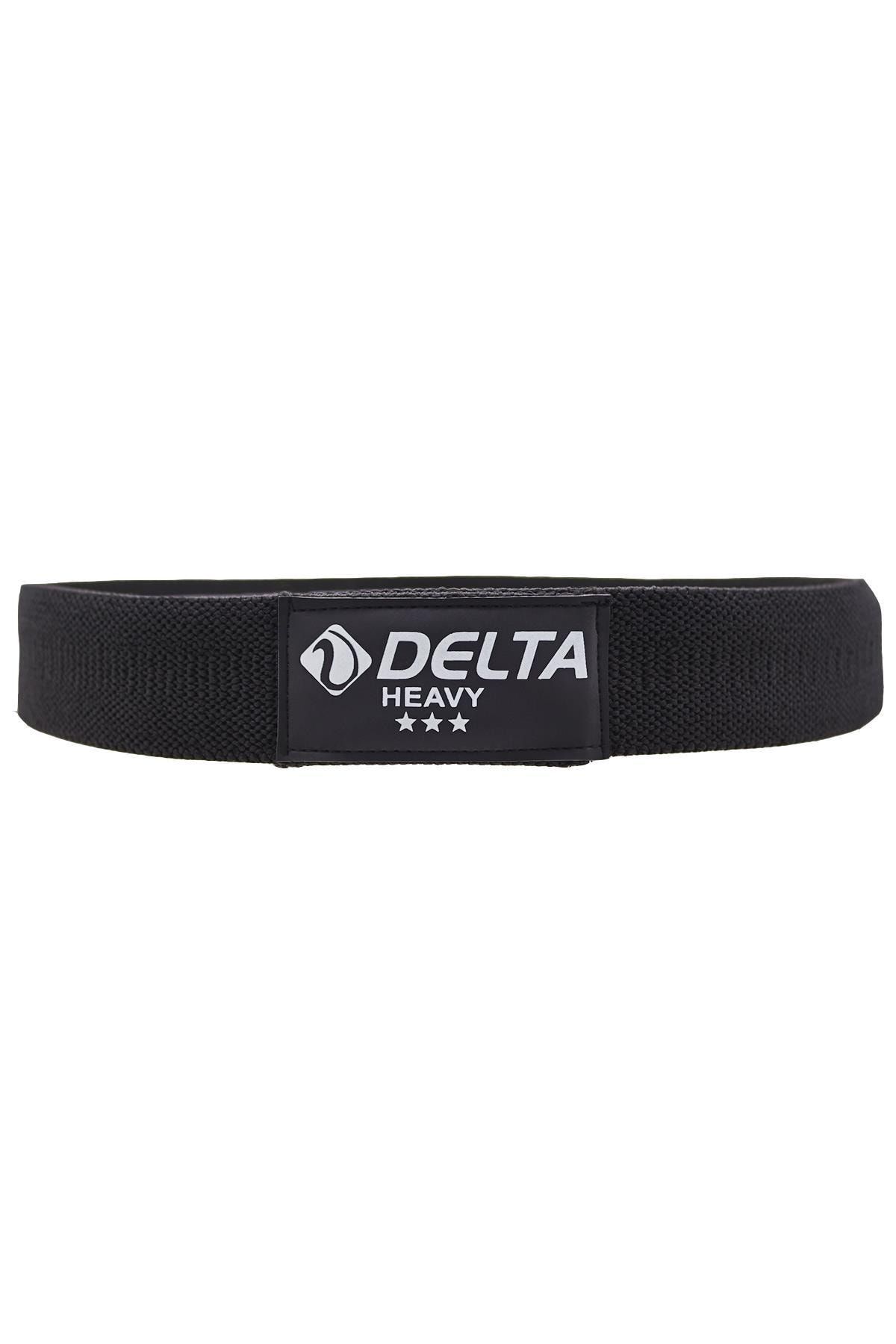 Delta Tam Sert Squat Bant Pilates Fitness Kalça Egzersizi Direnç Bandı Lastiği (Uç Kısmı Kapalı)