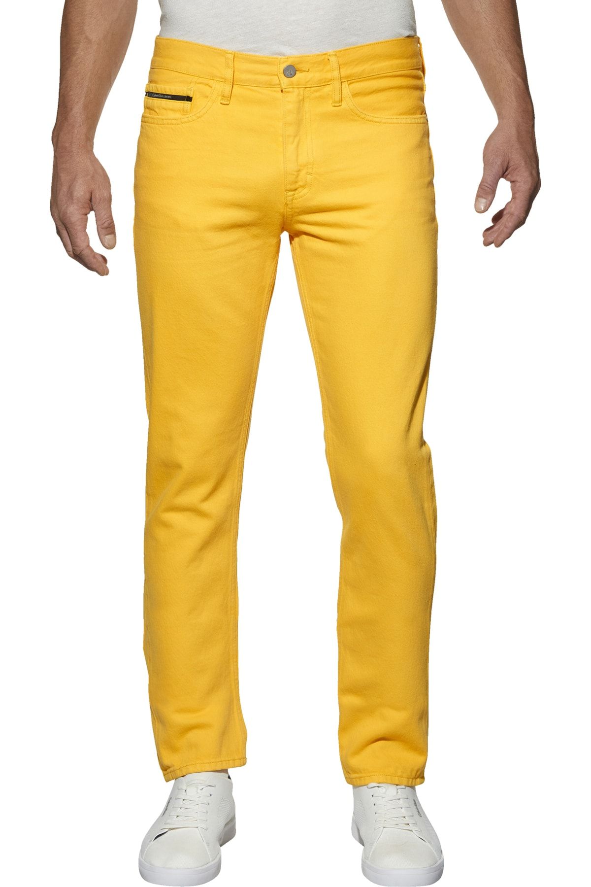 Calvin Klein Sarı Erkek Kot Pantolon J30J307194