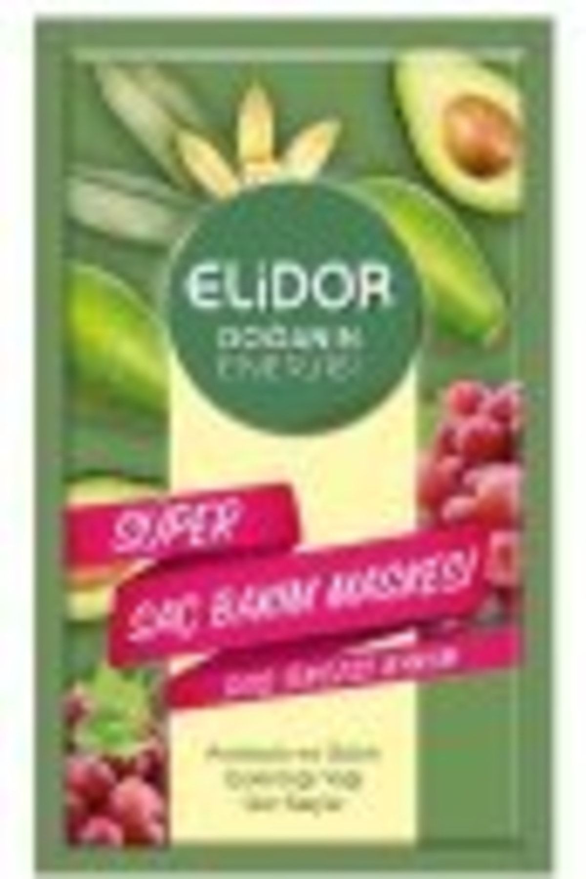 Elidor Avokado Ve Üzüm Çekirdeği Saç Maskesi 30 Ml