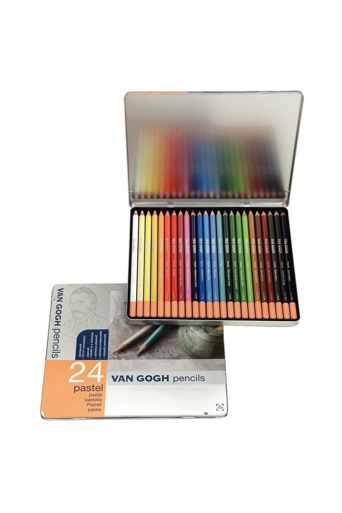 Van Gogh Pastel Pencil Pastel Kalem Temel 24`lü Set