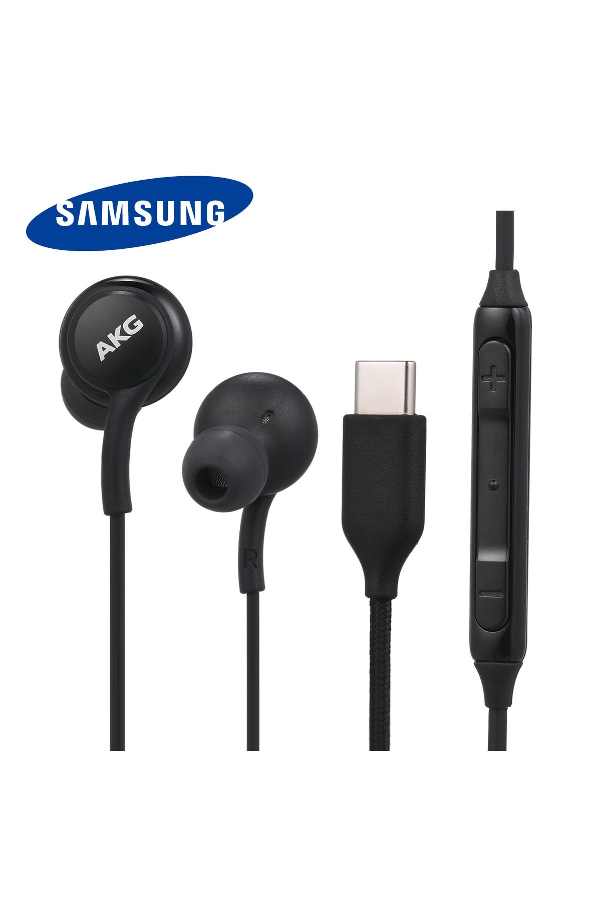 Samsung Galaxy S21 Ultra 5g Ve Galaxy S20 Ultra Uyumlu Akg Type C Girişli Mıkrofonlu Kulaklık Siyah