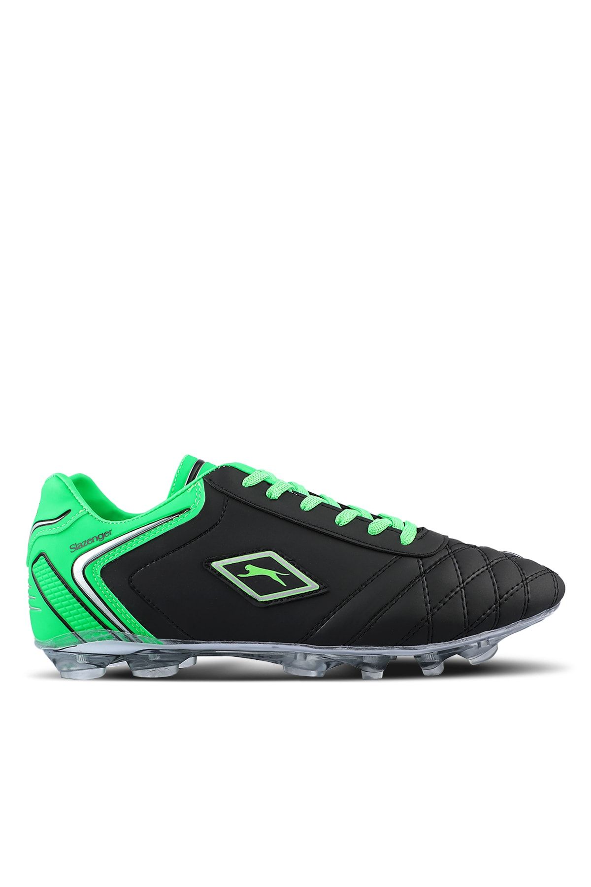 Slazenger Hugo Kr Futbol Erkek Krampon Ayakkabı Siyah / Yeşil