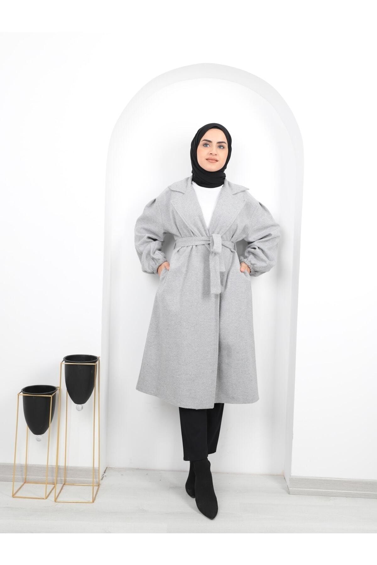 HB MODA COLLECTİON Kuşakalı Kaban