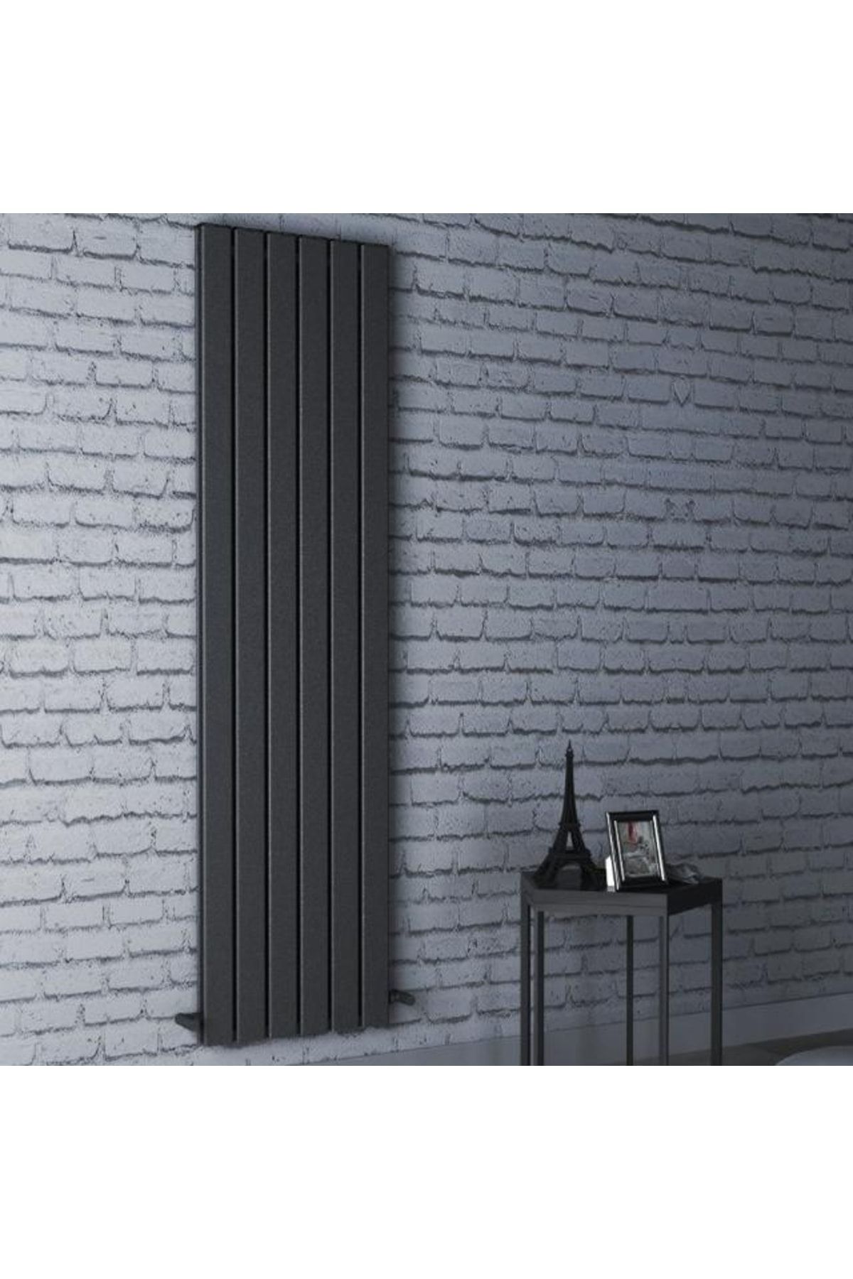 nixrad Nirvana 1600x550 Siyah 7 Dilim Dekoratif Hibrit Alüminyum&çelik Isı Verimliliği Arttırılmış Dizayn R
