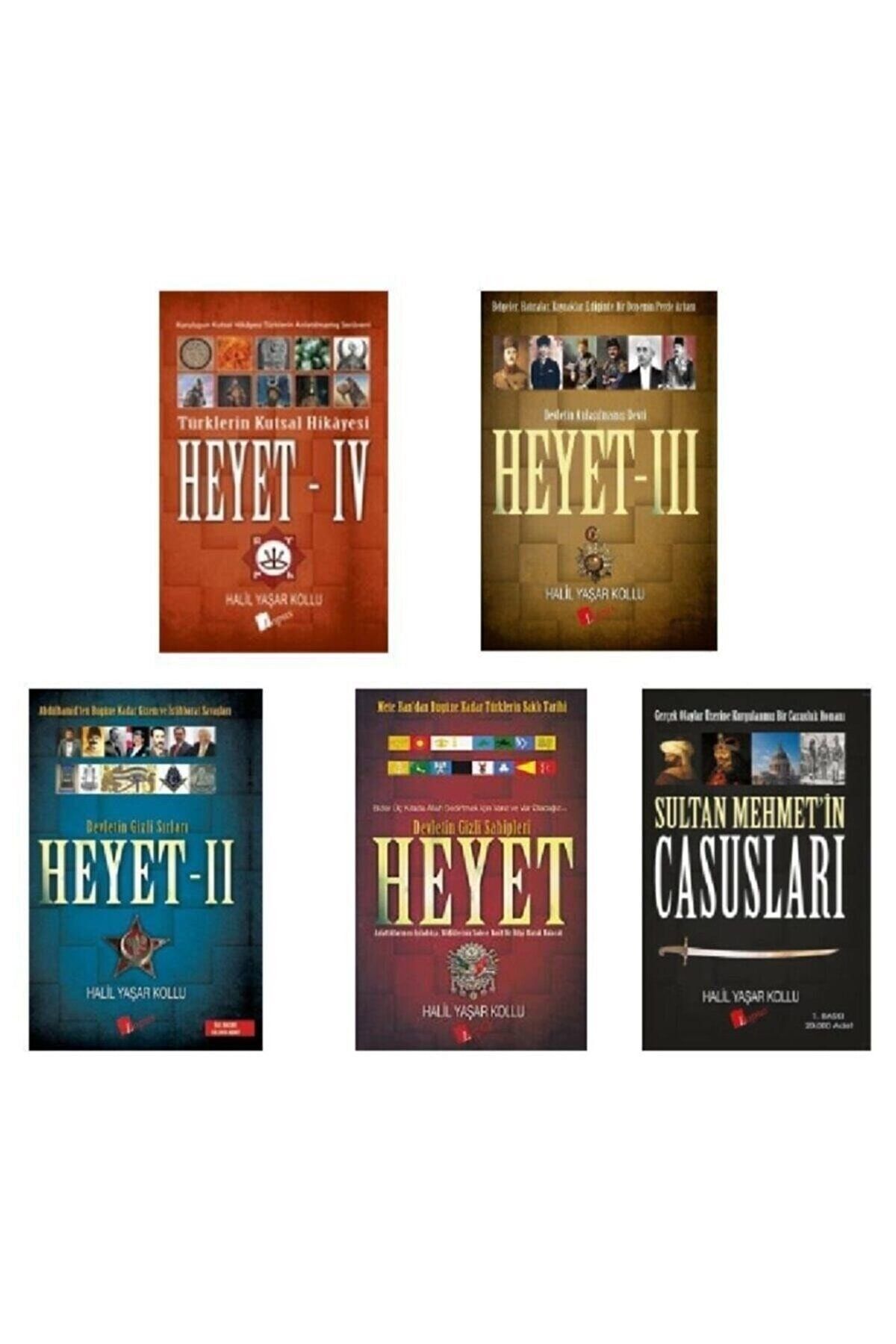Lopus Yayınları Heyet Seti + Sultan Mehmet'in Casusları Halil Yaşar Kollu 5 Roman