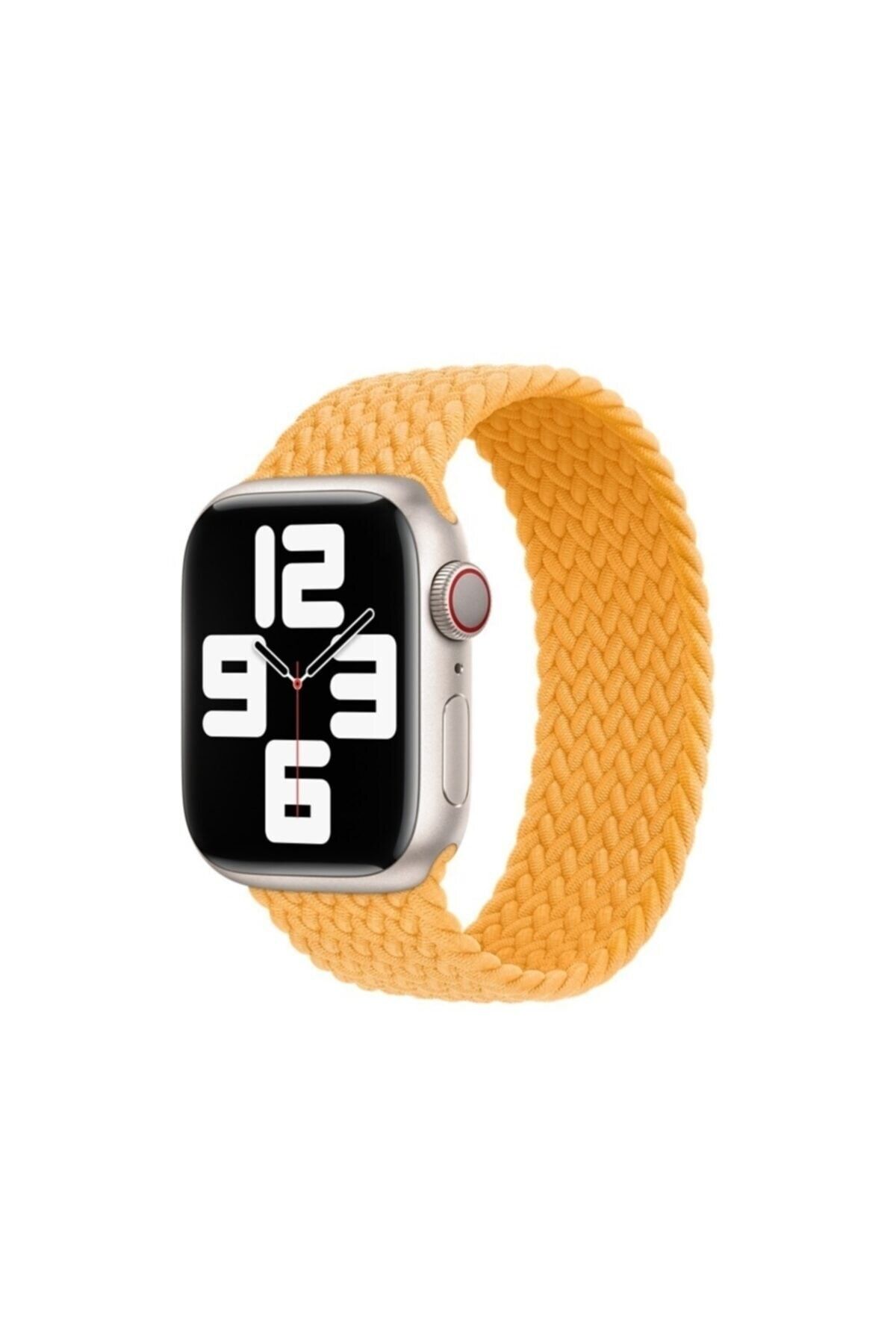 pazariz Apple Watch Uyumlu 42 / 44mm Örgülü Esnek Kordon