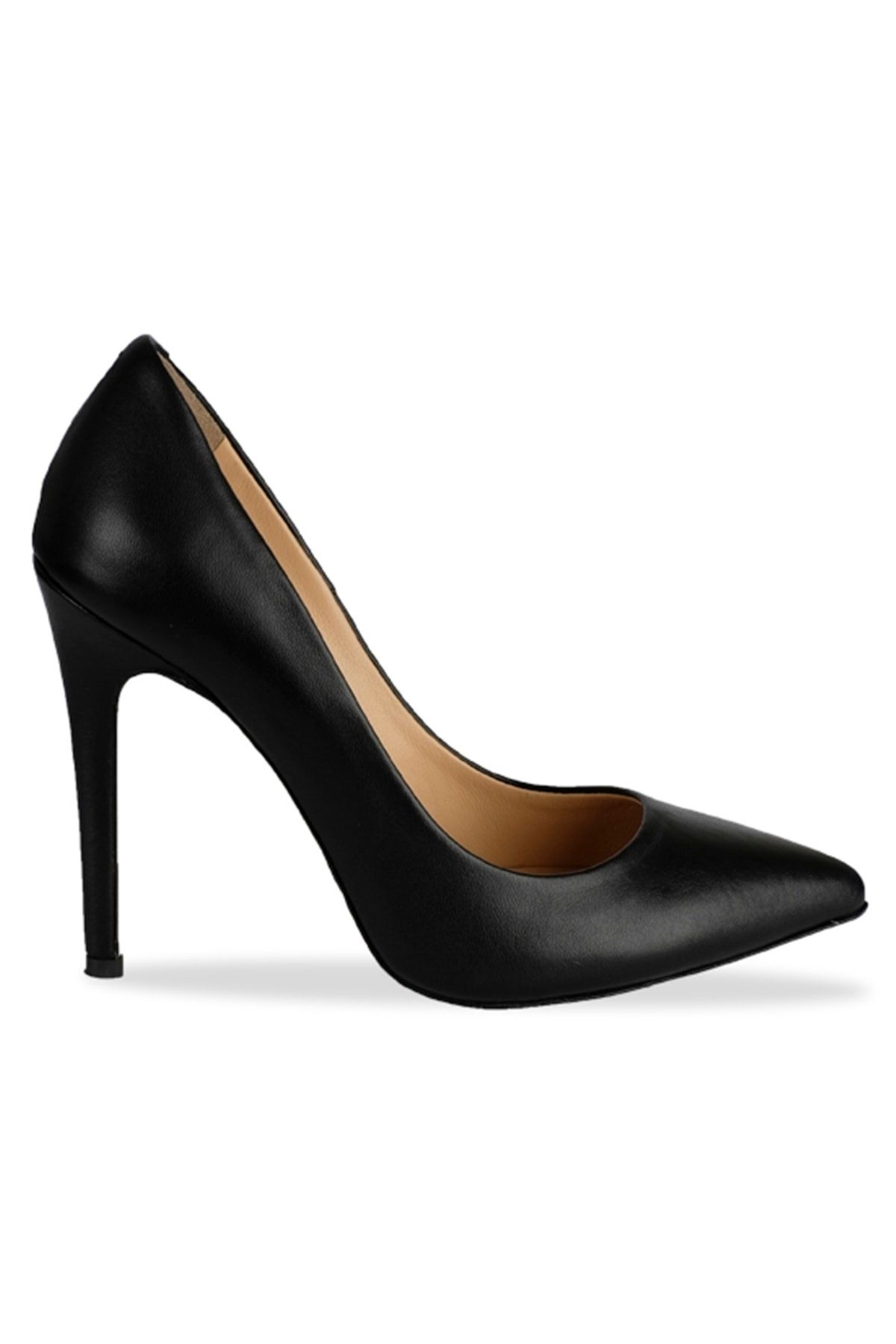 Vario Kadın Siyah Napa Topuklu Ayakkabı