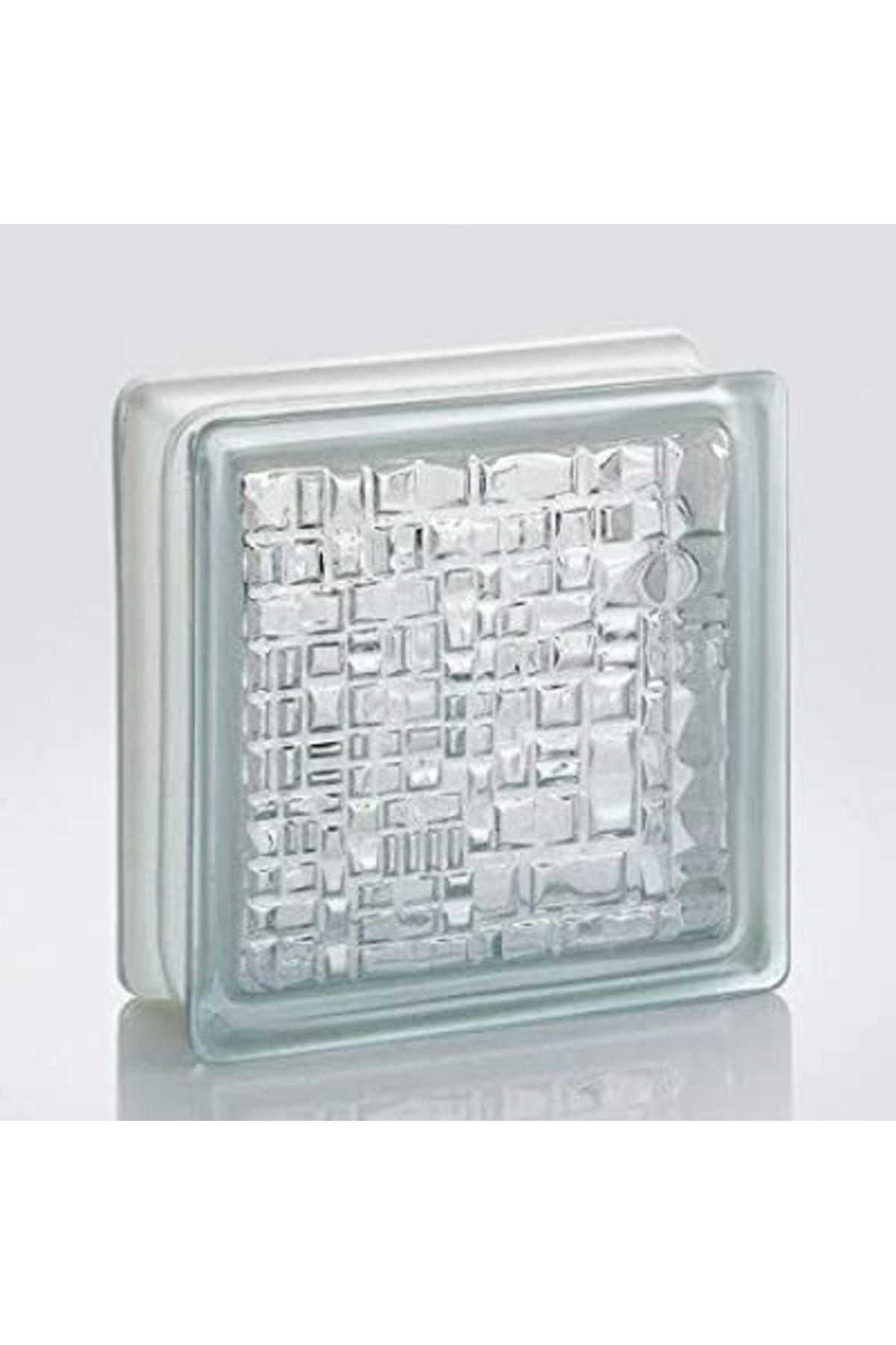 SEVES GLASS BLOCK Seves Cam Tuğla Şeffaf Mozaik Model (10 Adet)