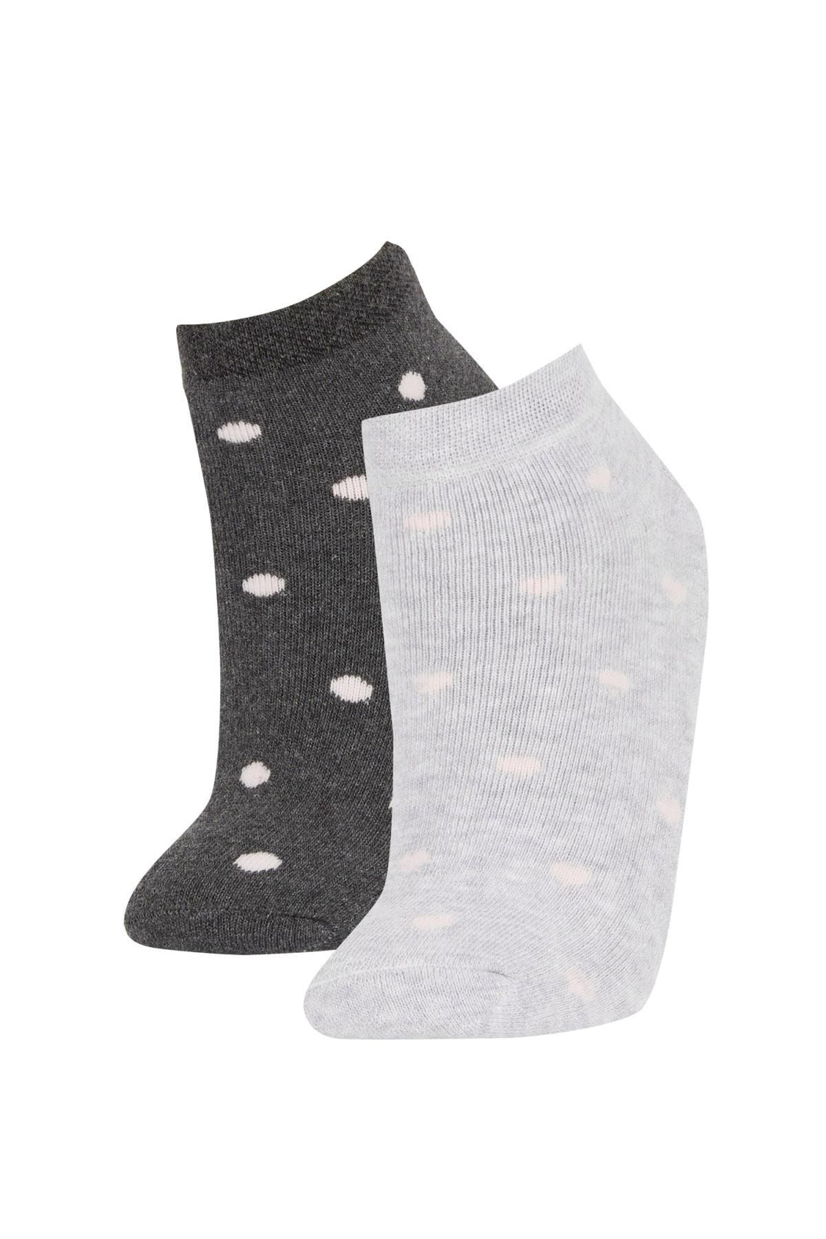 Defacto Kadın 2'li Pamuklu Havlu Çorap