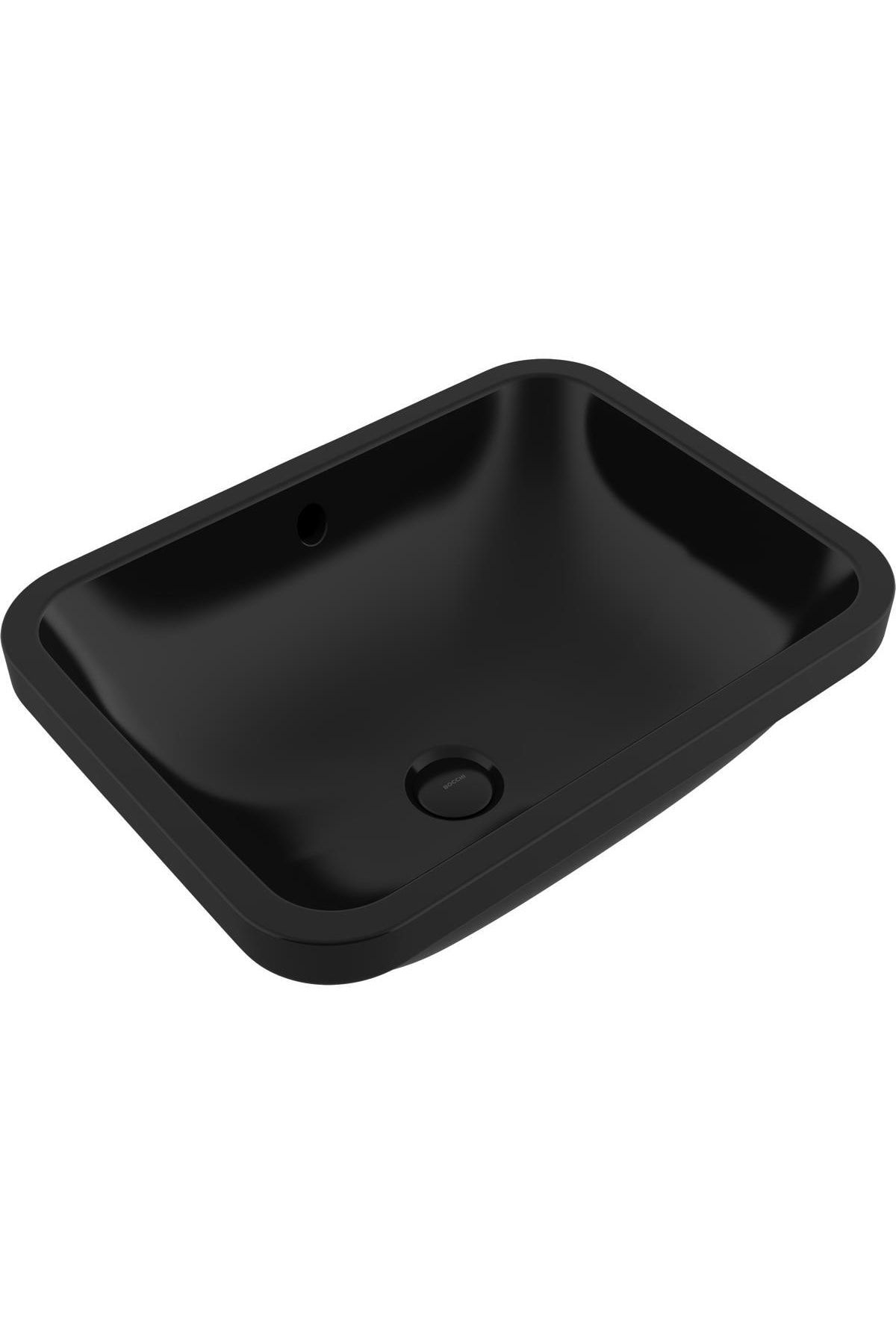 Bocchi Scala Tezgahaltı Lavabo 55 Cm Parlak Siyah 1006-005-0125