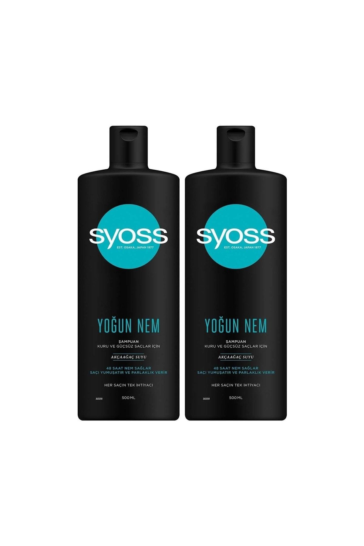Syoss Yoğun Nem Şampuan 500 Ml X 2