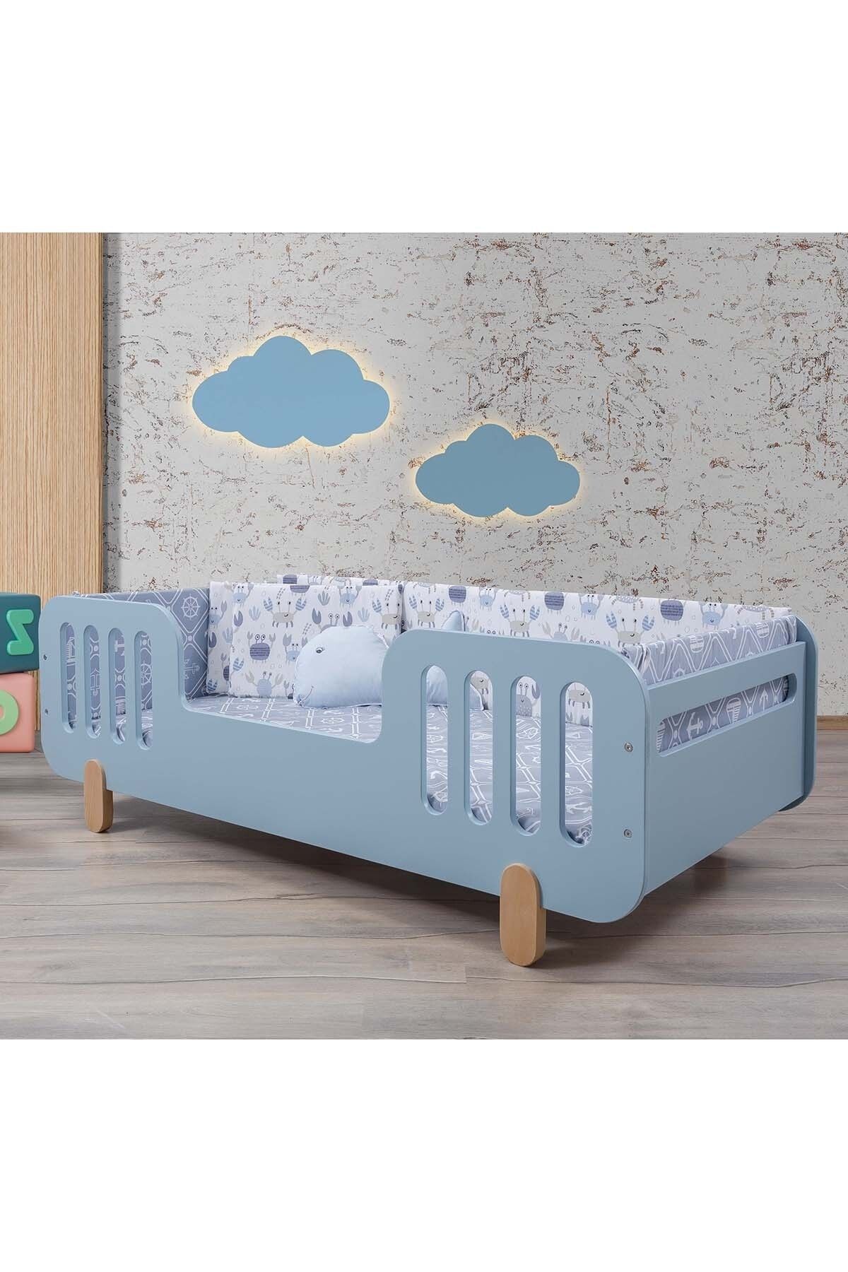 Setay Beşik, Emilia Mdf Montessori Beşik Yatak Uyku Seti 80x160 Cm