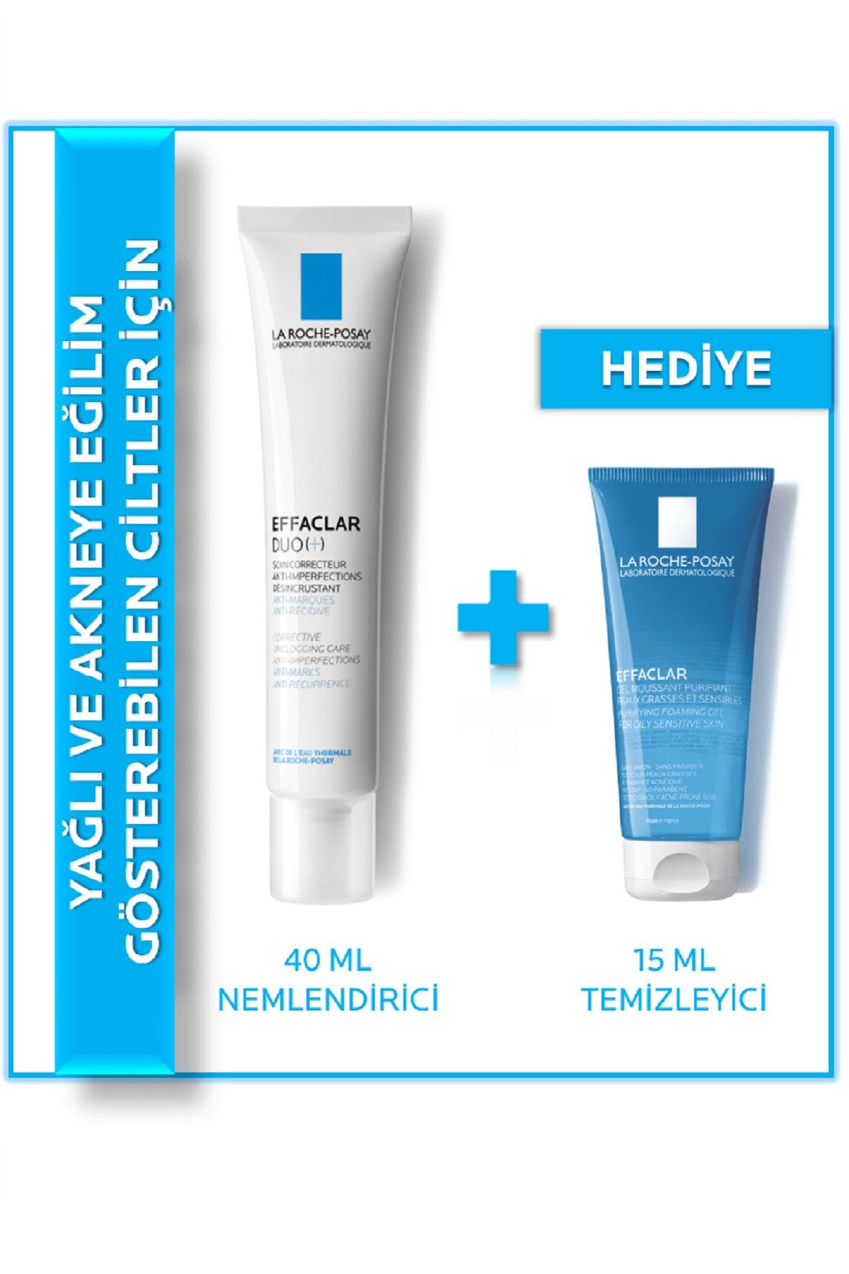 La Roche Posay Yağlı Ve Akneye Eğilimli Ciltler Için Bakım Kiti 8681689317294