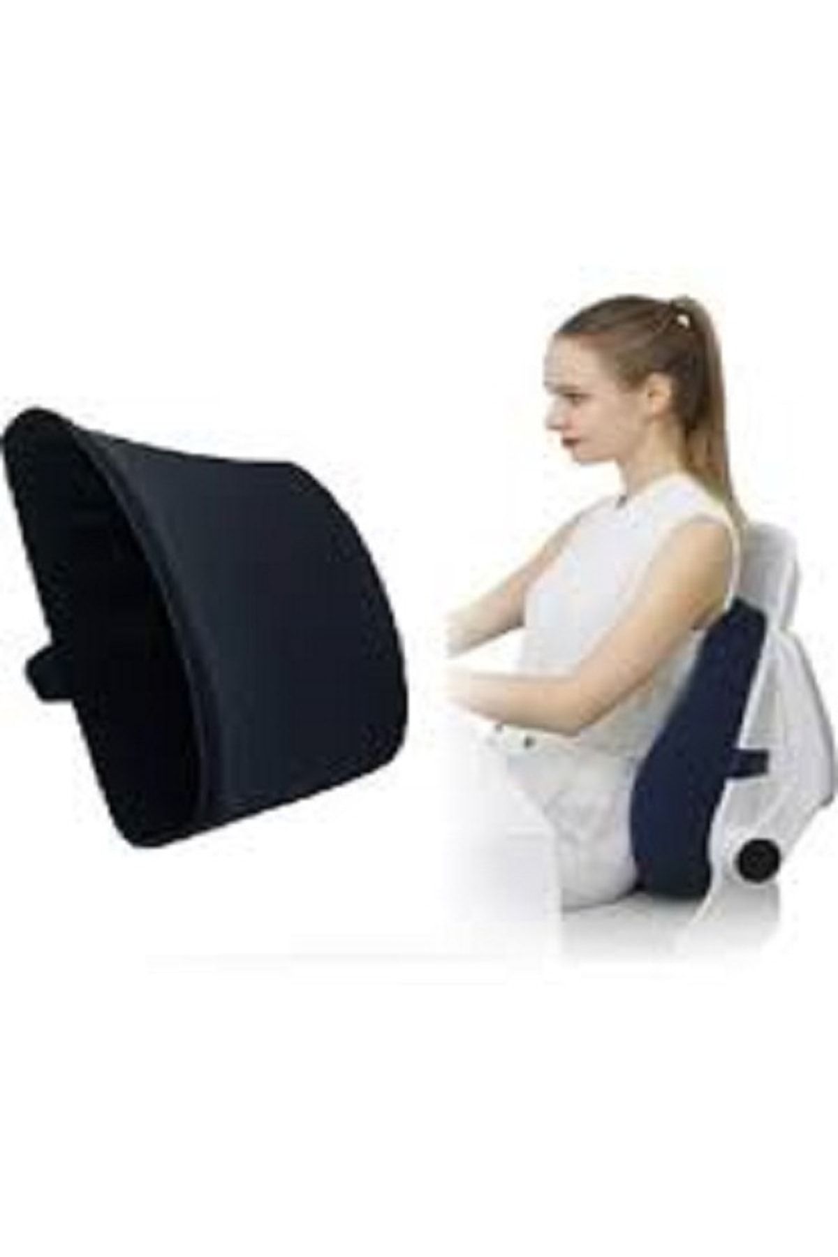Ankaflex Ofis Için Sandalye Arkası Ortopedik Bel Sırt Destek Süngerli Yastığı
