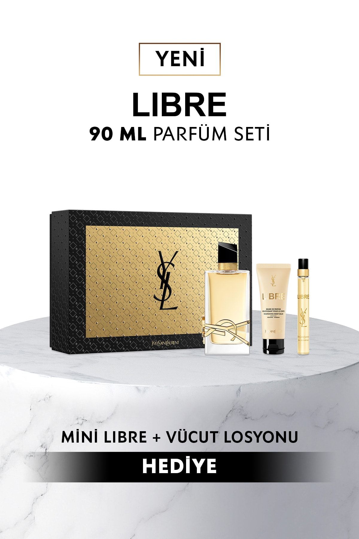 Yves Saint Laurent Libre Edp 90 ml & 10 ml Özel Parfüm Seti 3614273872454