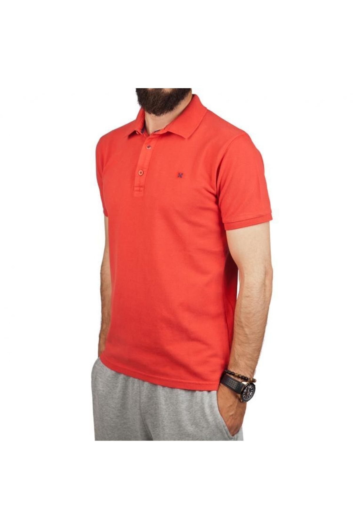 Exuma 381281 Erkek Kırmızı Polo Tişört