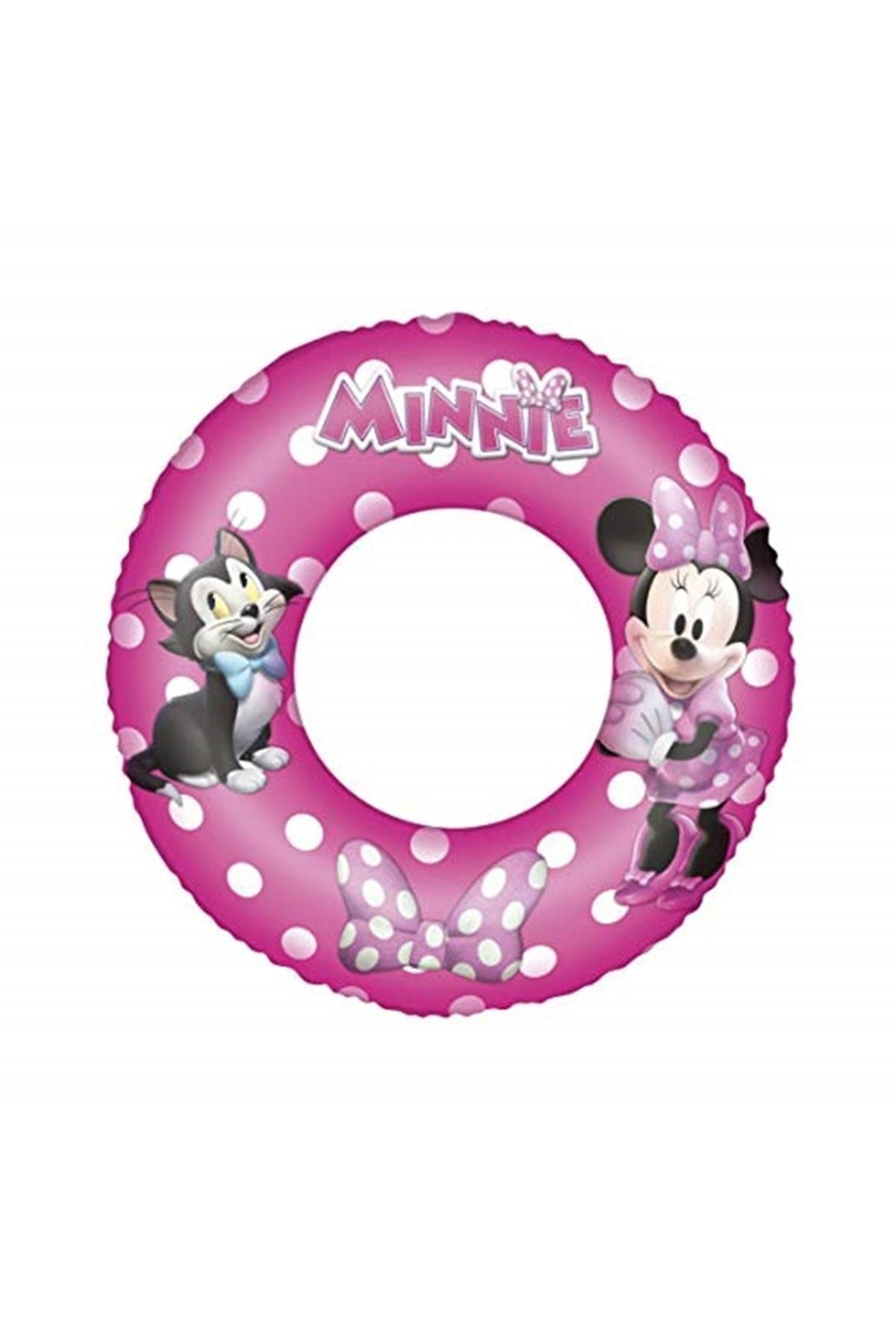 Bestway - Mickey Mouse Minnie Şişme Deniz Simidi, 56 Cm, Çok Renkli, Tek Beden