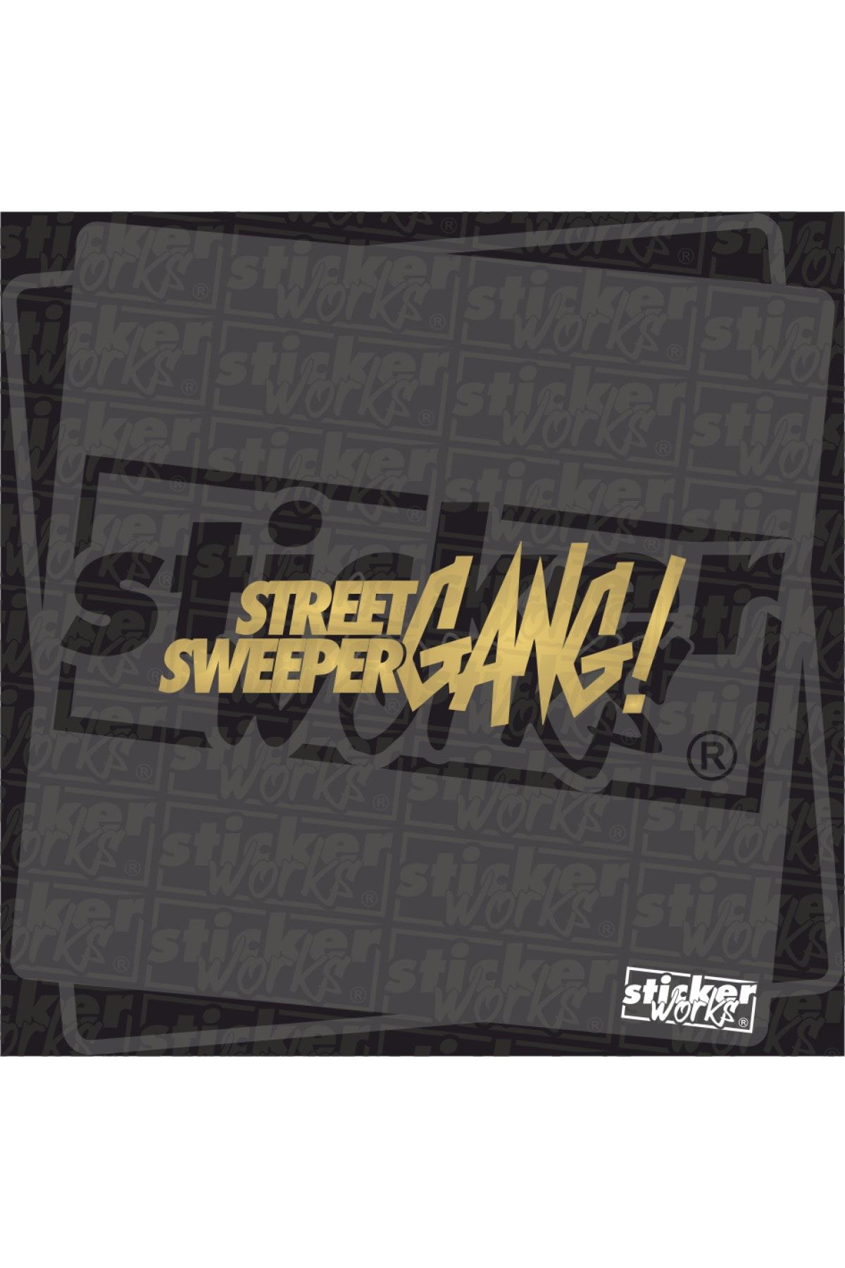 Sticker Works Street Sweeper Gang Sticker