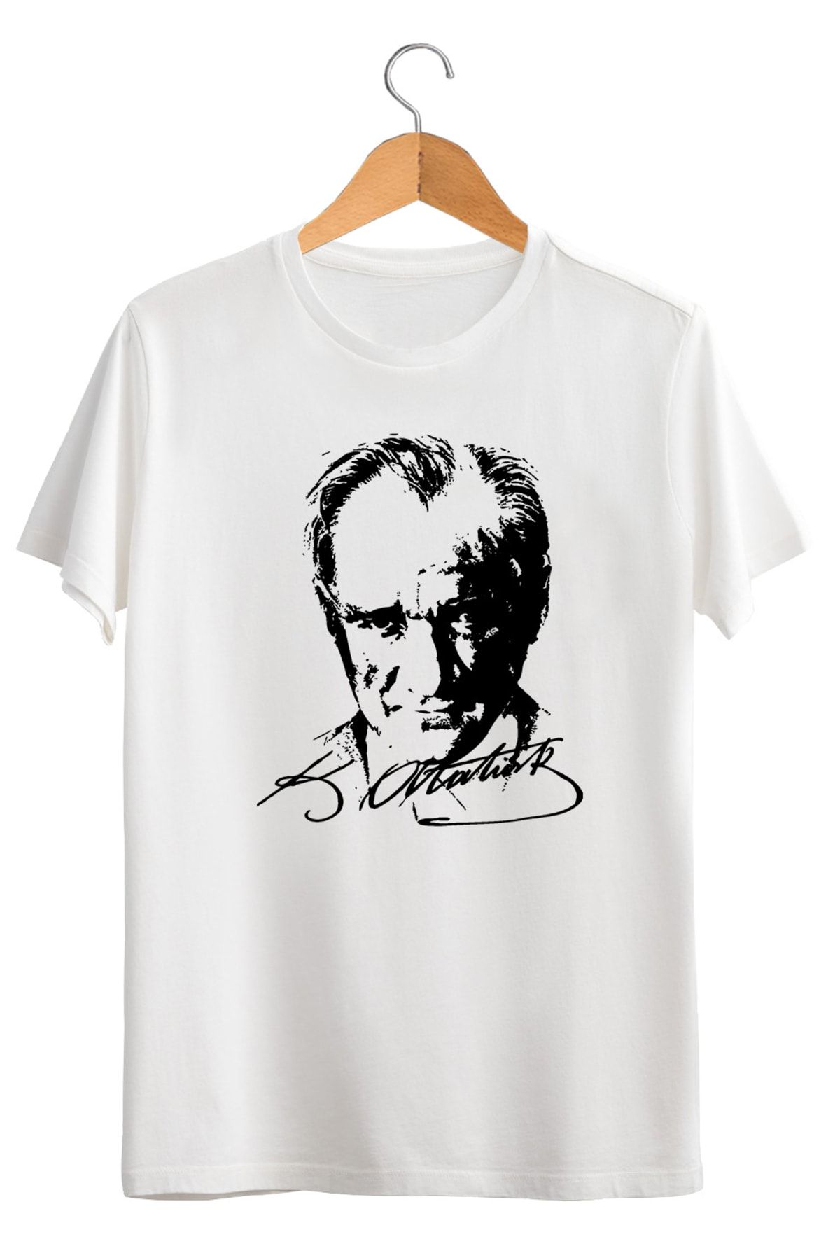byvol Unisex Atatürk Baskılı Tişört Atatürk T-shirt