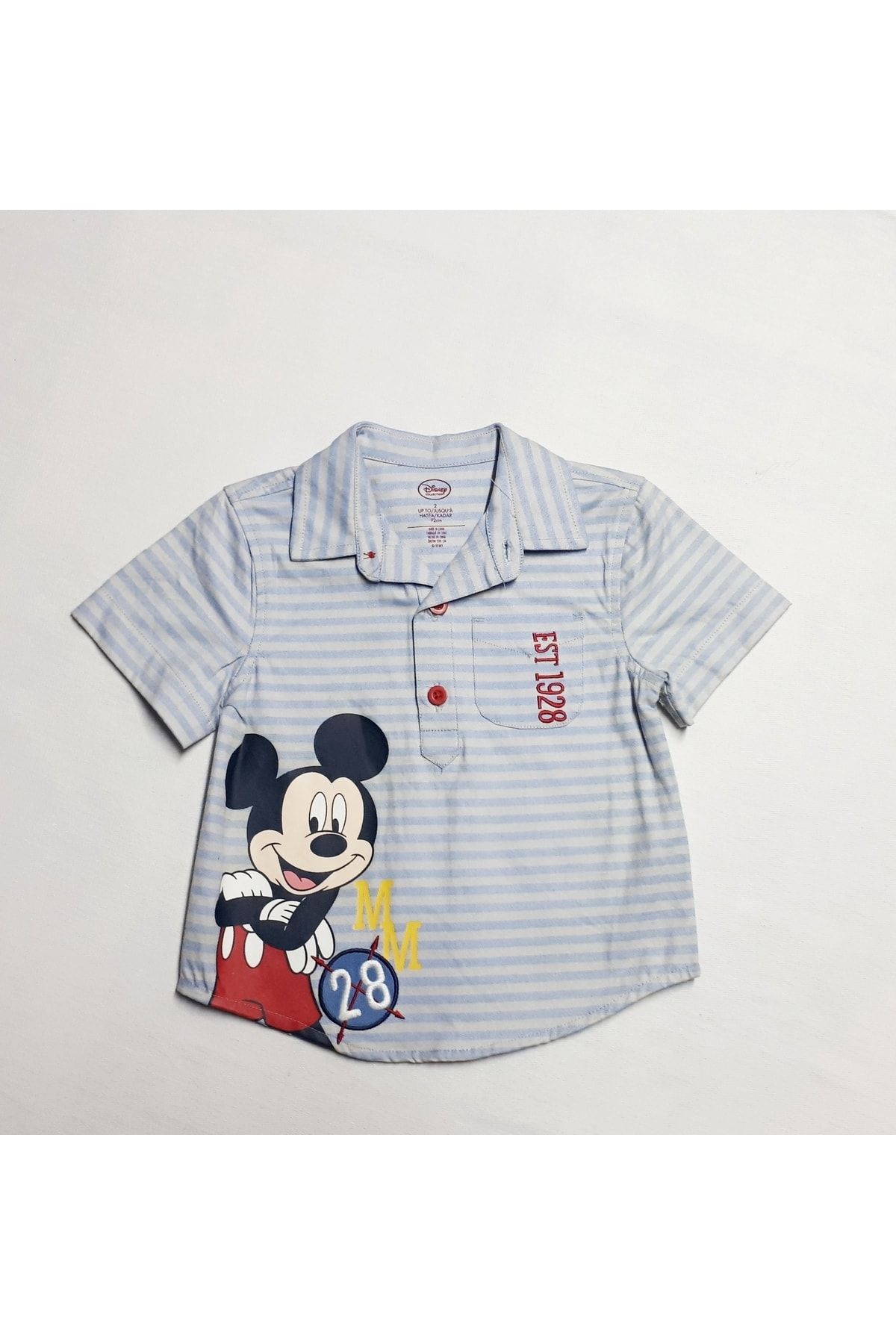 Disney Collection Mickey Mause Baskılı Gömlek