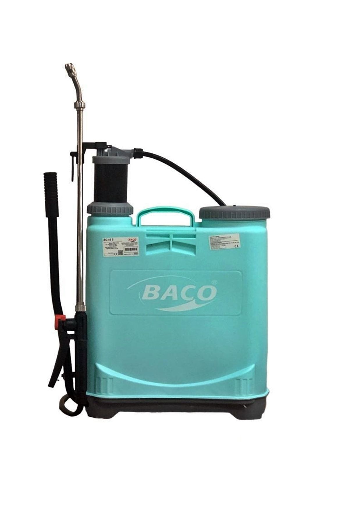 Baco 16 Lt Ilaçlama Makinesi Basınçlı Mekanik Sırt Tipi Ilaçlama Ilaç Pompası Pülverizatör