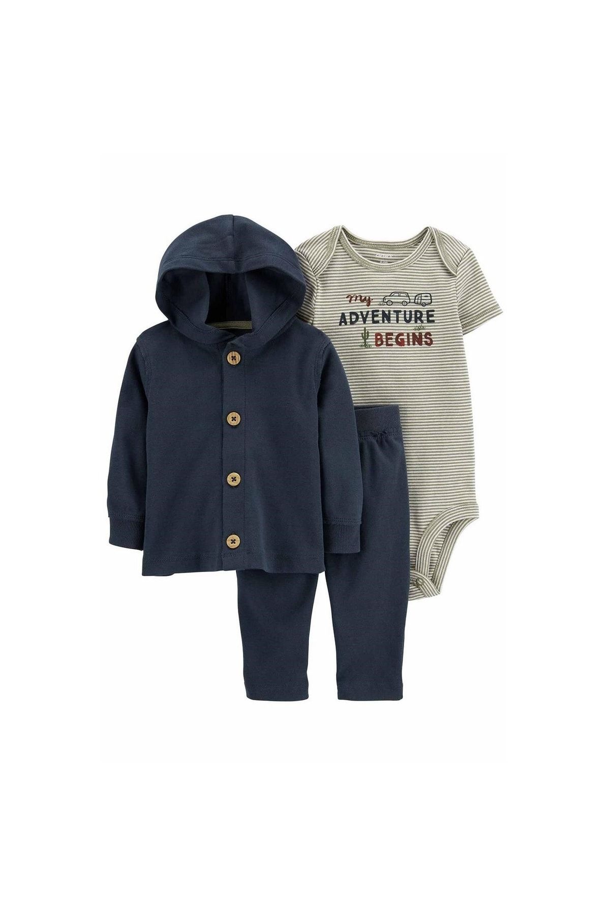 Erkek Bebek Hırkalı Set 1n674510